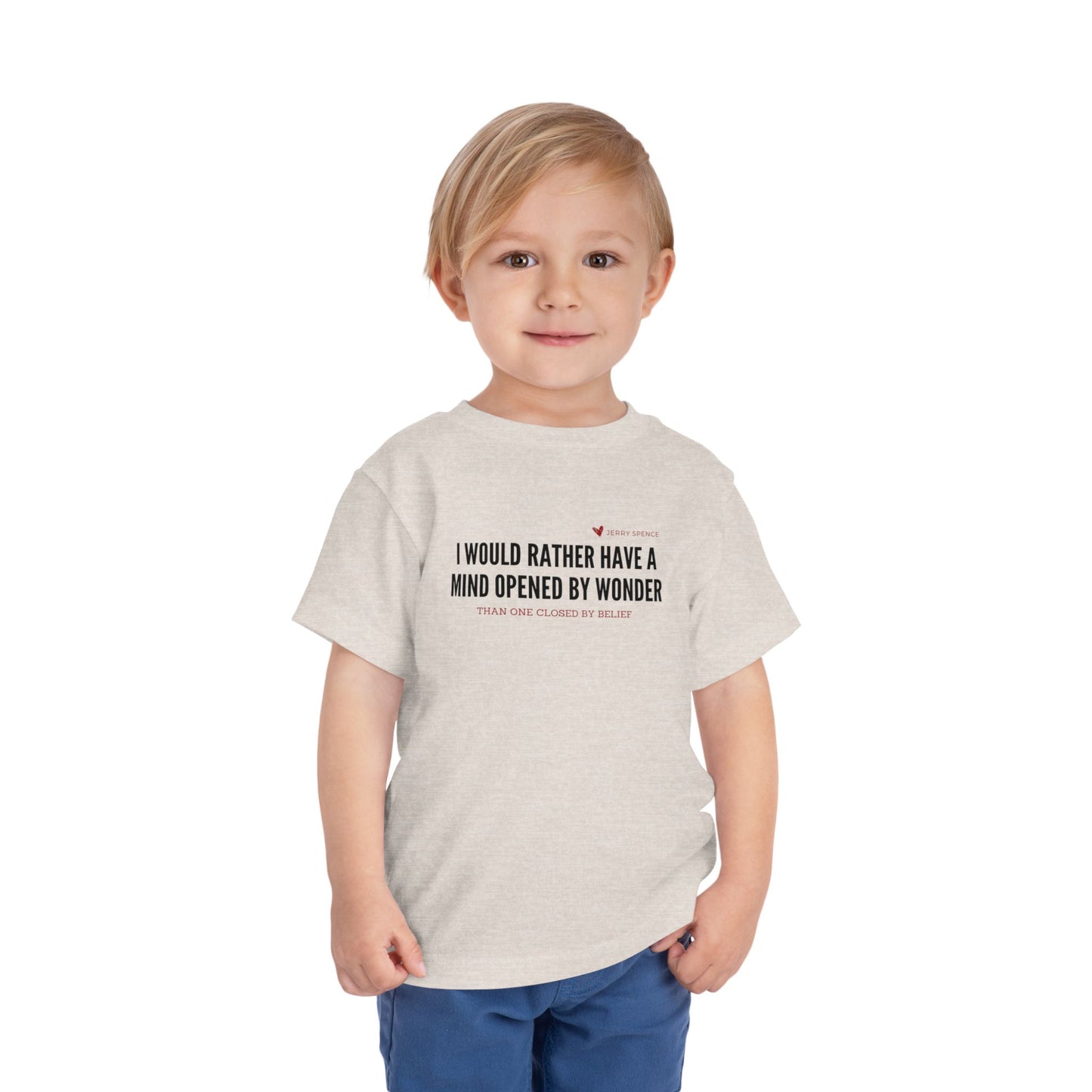 Mind Opened By Wonder - Unisex Toddler/Kid - Front Print on Light & Dark Tees👕