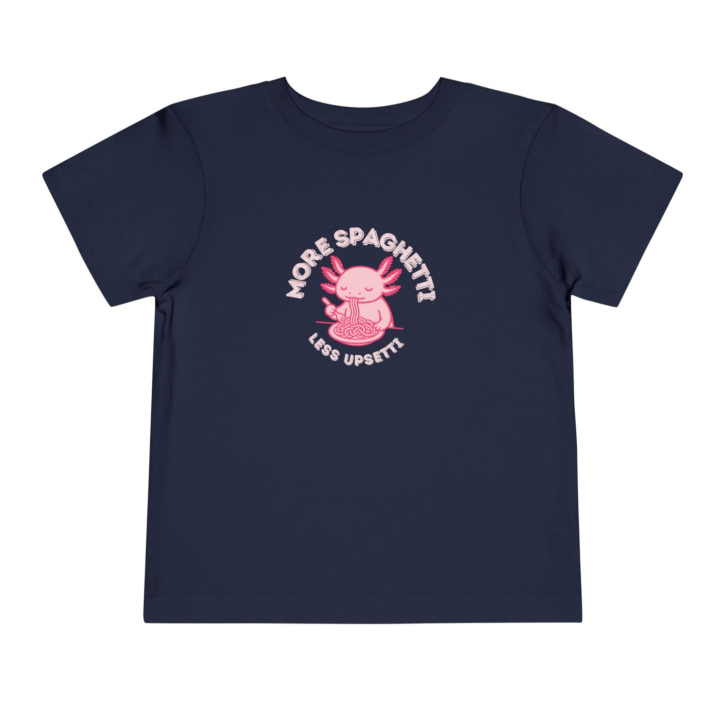 More Spaghetti - Unisex Toddler/Kid - Front Print on Light & Dark Tees👕