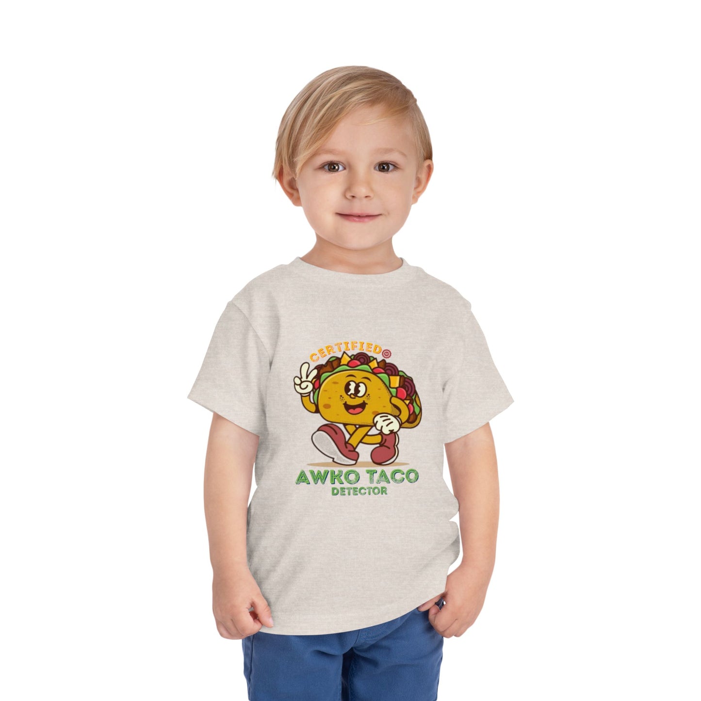 Awko Taco - Unisex Toddler/Kid - Front Print on Light & Dark Tees 👕