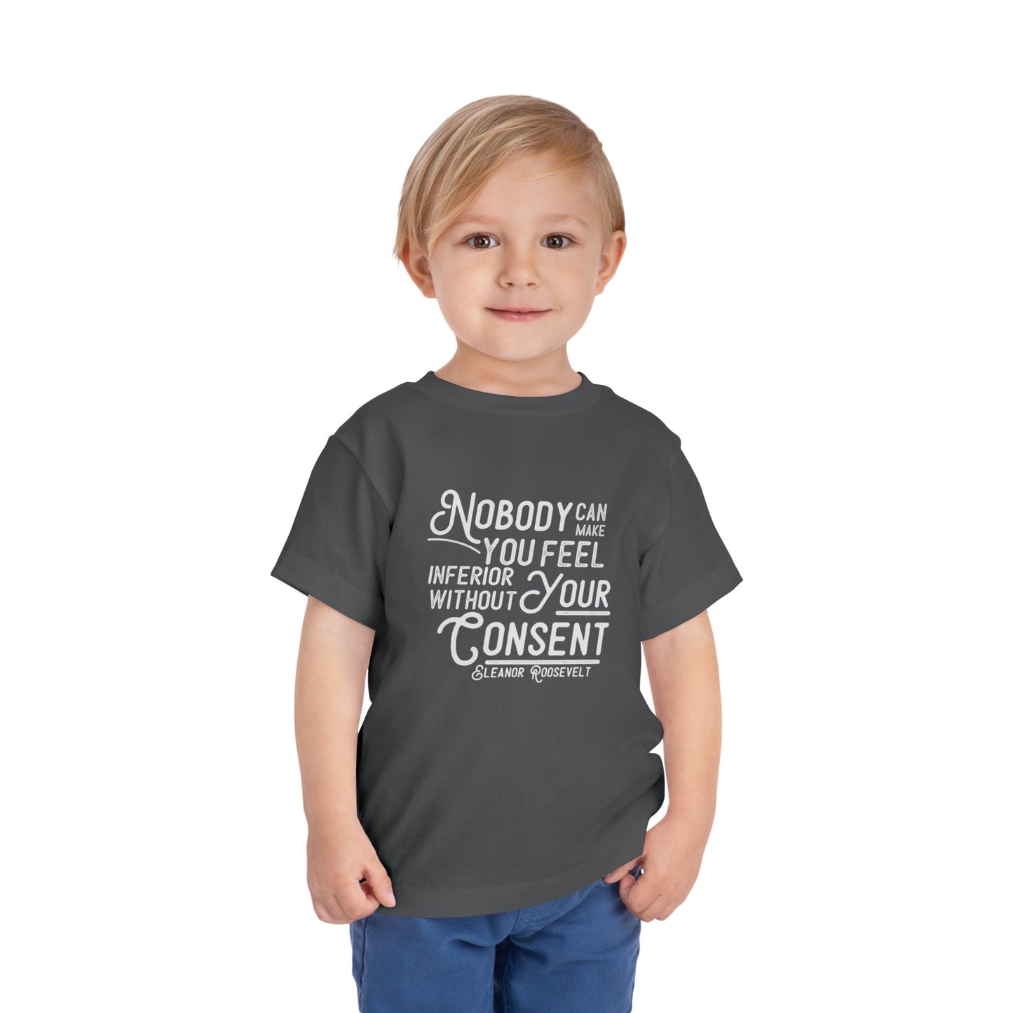 Inferior Without Consent - Toddler Unisex - Front Print on Light & Dark Tees👕