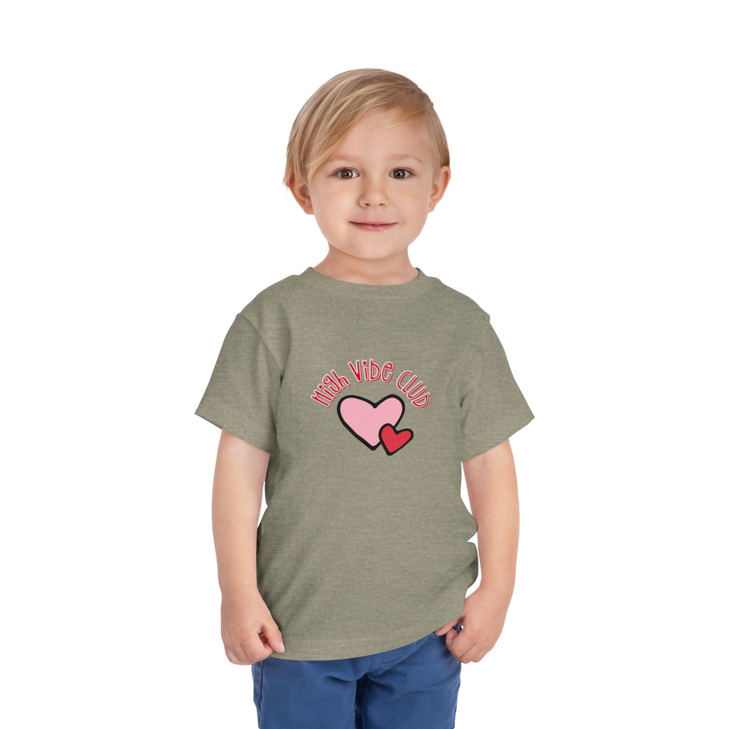 High Vibe Club - Toddler Unisex - Front and Back Print on Light & Dark Tees👕