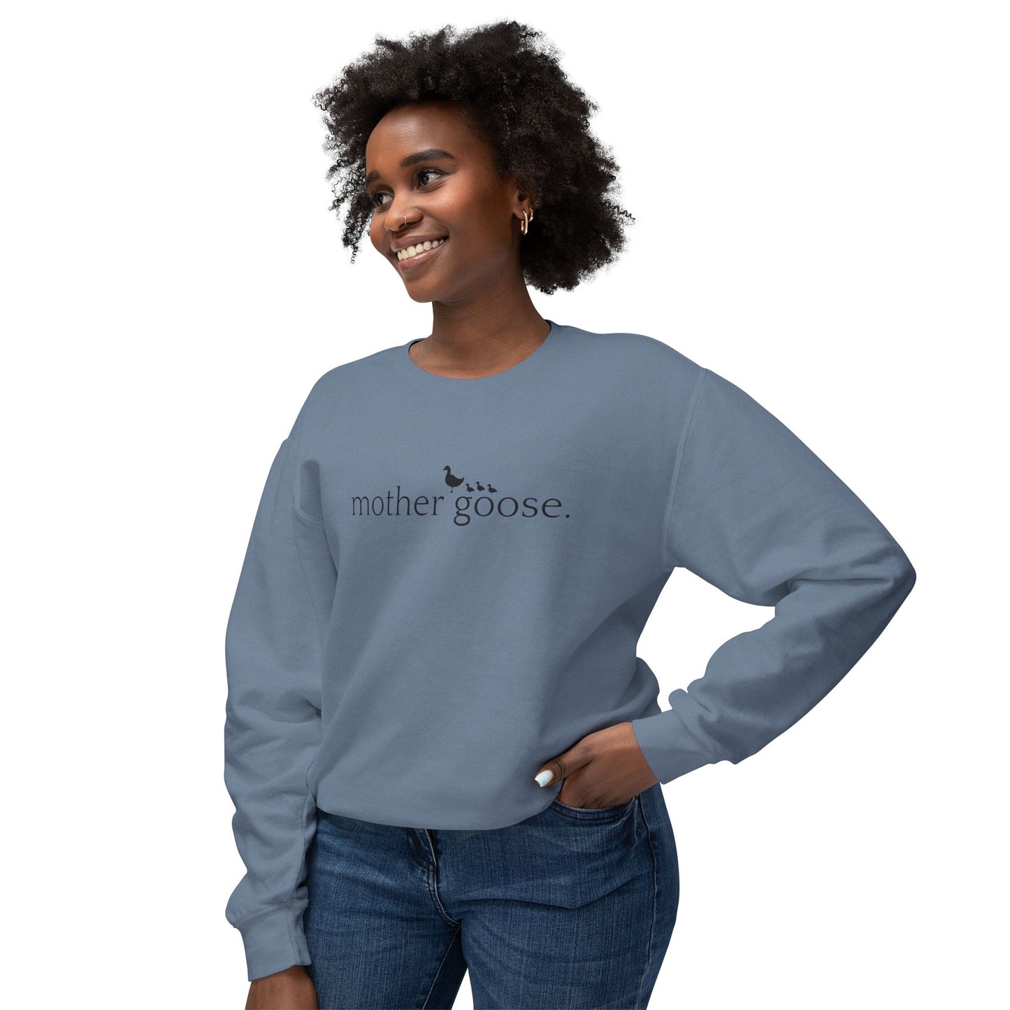 Mother Goose - Unisex - On Dark Lightweight Crewneck Sweatshirt π