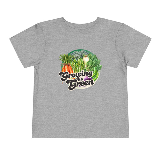 Growing Up Green - Unisex Toddler/Kid - Front Print on Light & Dark Tees👕