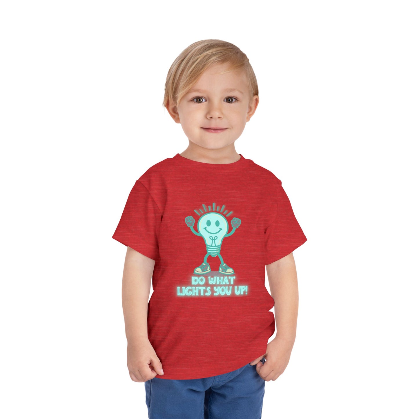 Lights You Up - Unisex Toddler/Kid - Front Print on Light & Dark Tees 👕