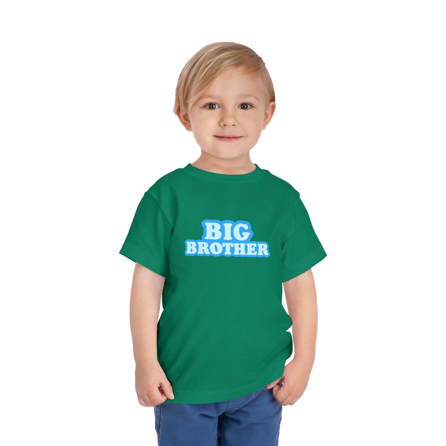 Big Brother - Unisex Toddler/Kid - Front Print on Light & Dark Tees 👕