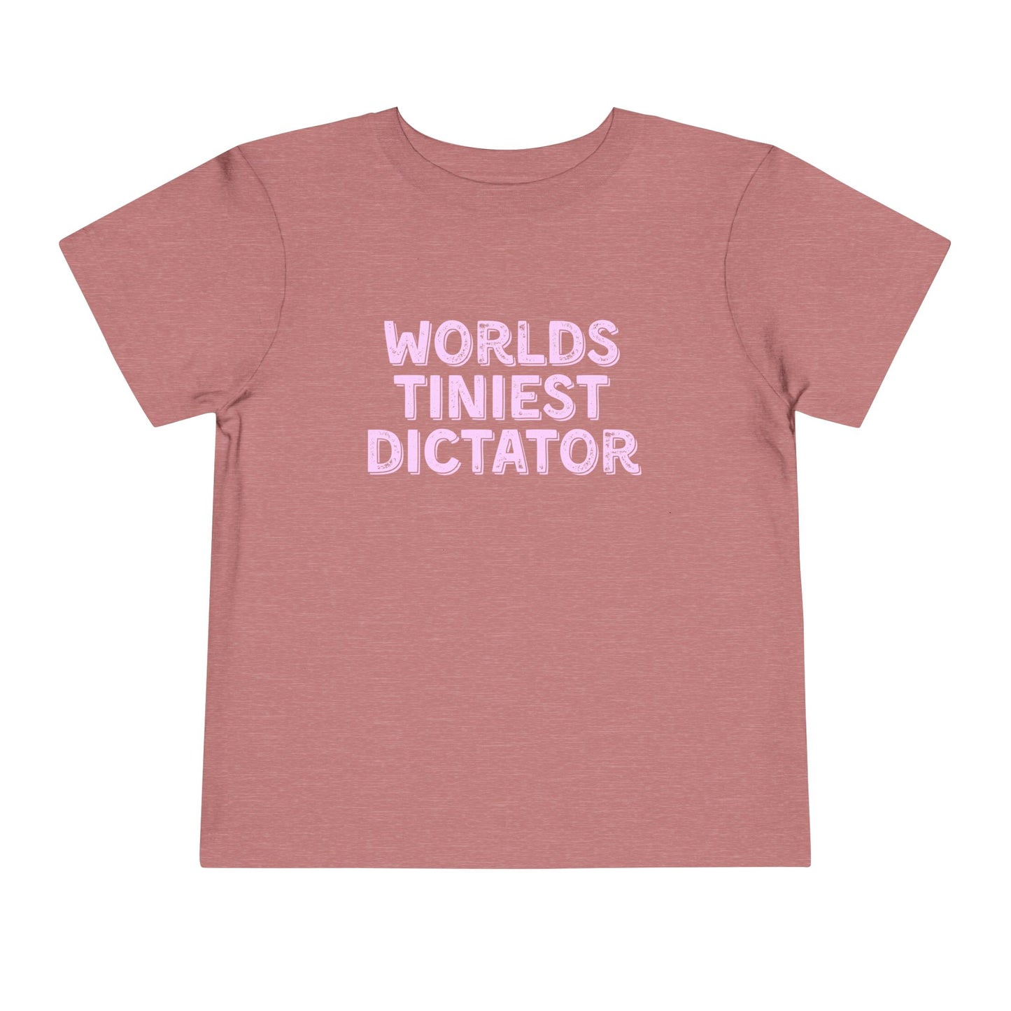 Tiniest Dictator - Unisex Toddler/Kid - Front & Back Print on Light & Dark Tees👕