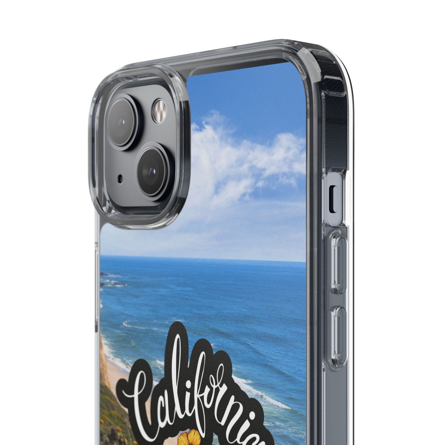 Rebuild California - Phone Case - Clear Cases with Sunset Design📱