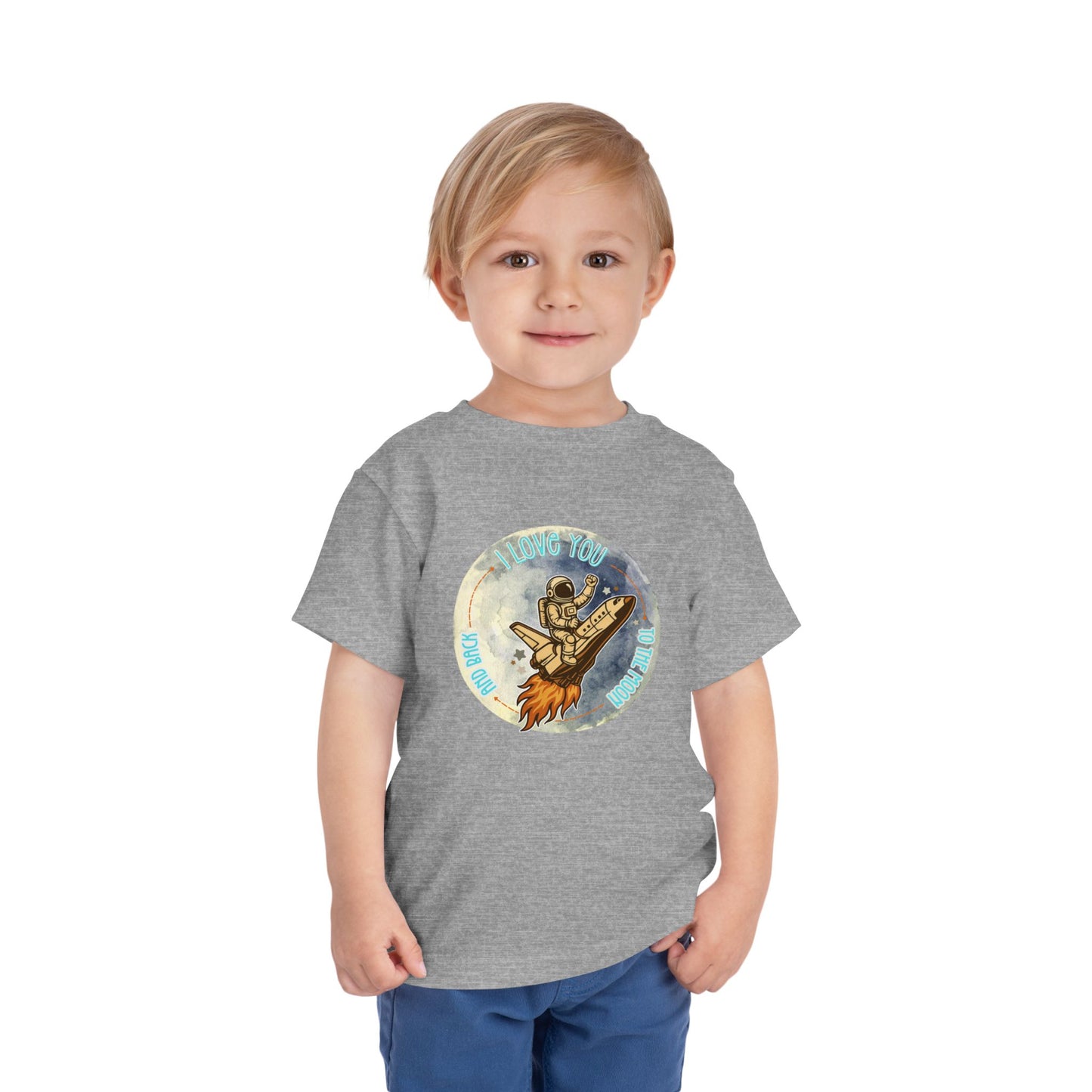 To The Moon - Unisex Toddler/Kid - Front Print on Light & Dark Tees 👕