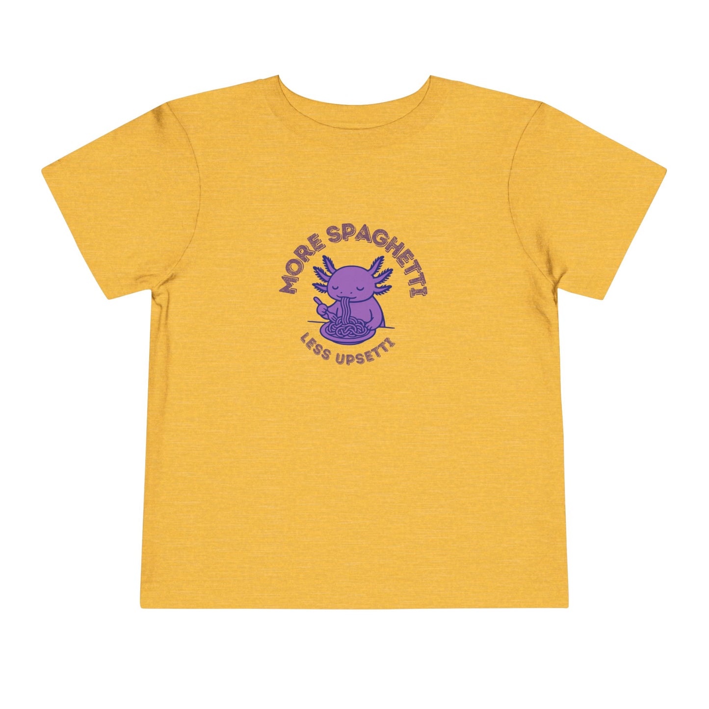 More Spaghetti - Unisex Toddler/Kid - Front Print on Light & Dark Tees👕