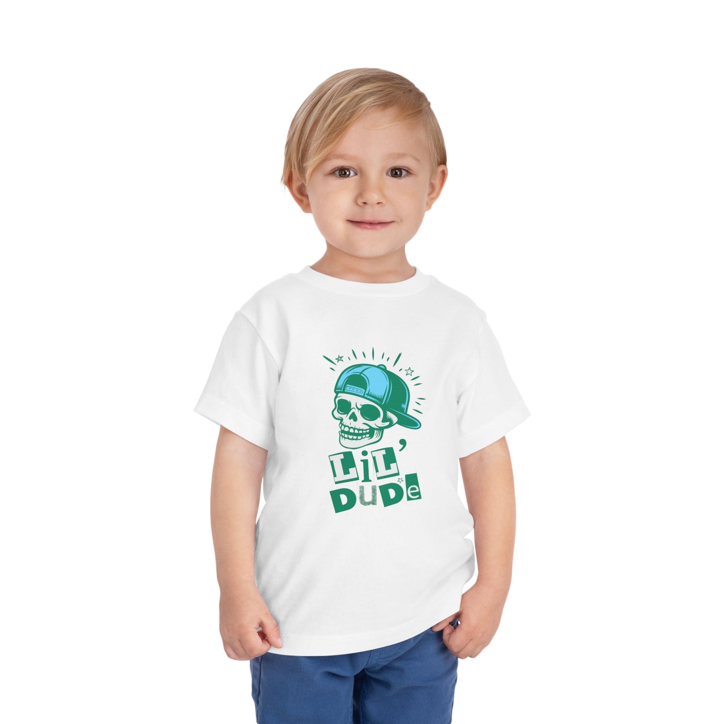 Lil' Dude - Unisex Toddler/Kid - Front Print on Light & Dark Tees 👕