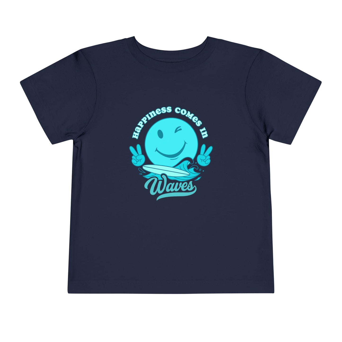 Happiness in Waves- Toddler/Kid - on Light & Dark Tees👕