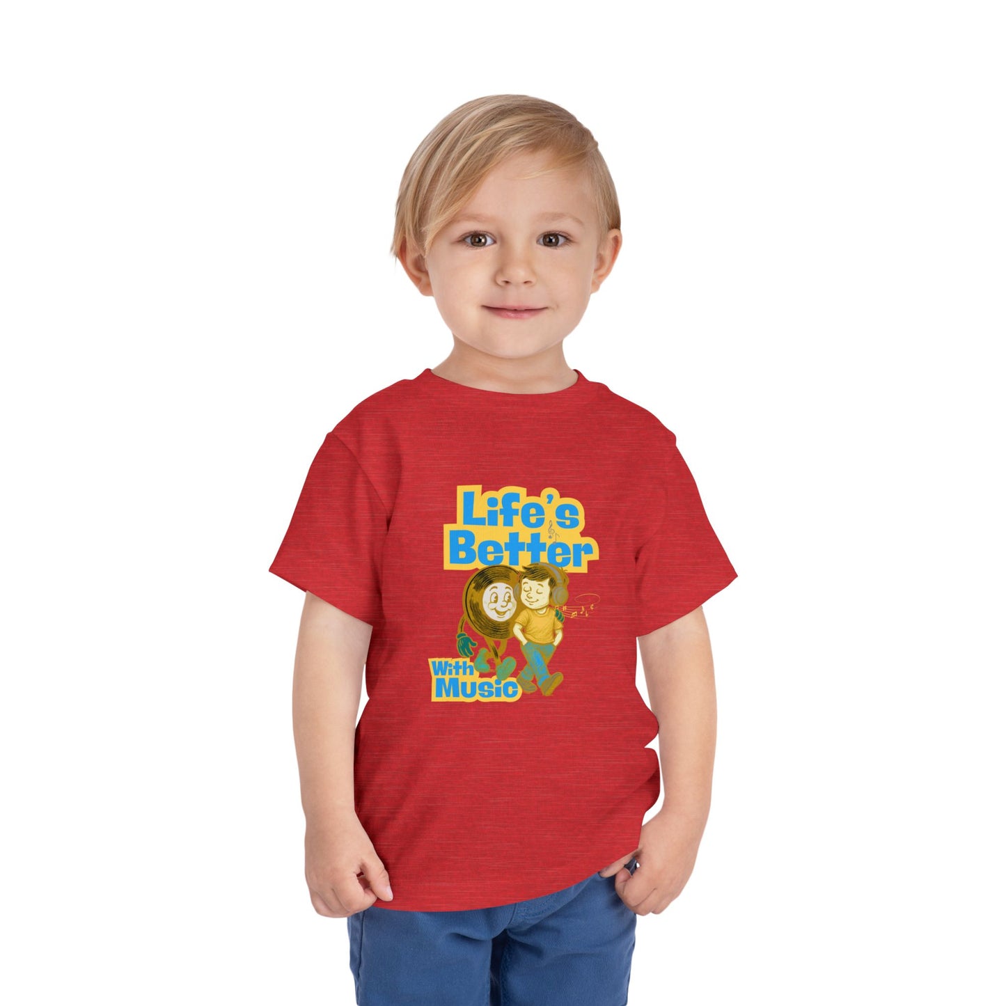 Life's Better - Unisex Toddler/Kid - Front Print on Light & Dark Tees 👕