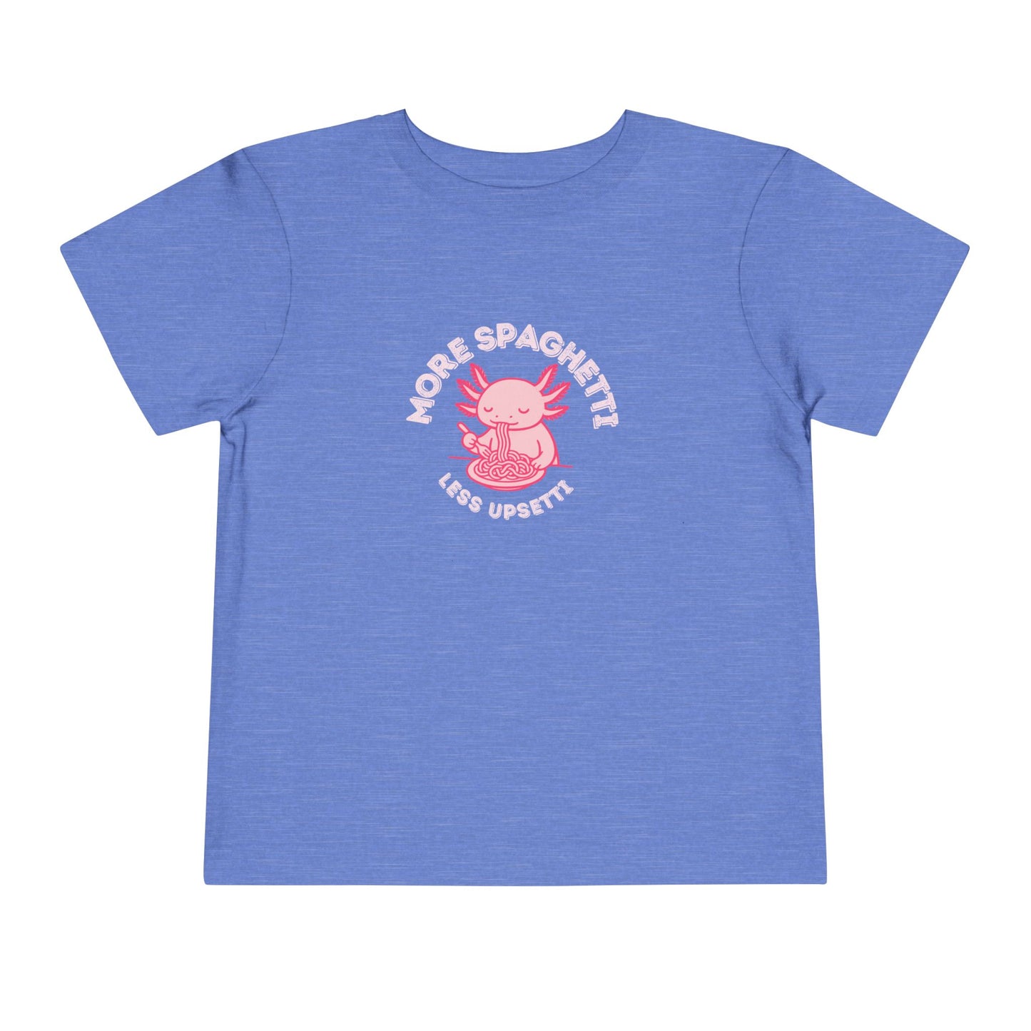 More Spaghetti - Unisex Toddler/Kid - Front Print on Light & Dark Tees👕