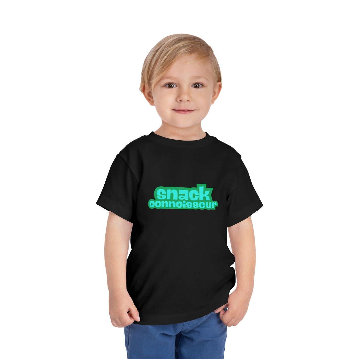 Snack Connoisseur - Unisex Toddler/Kid - Front Print on Light & Dark Tees 👕