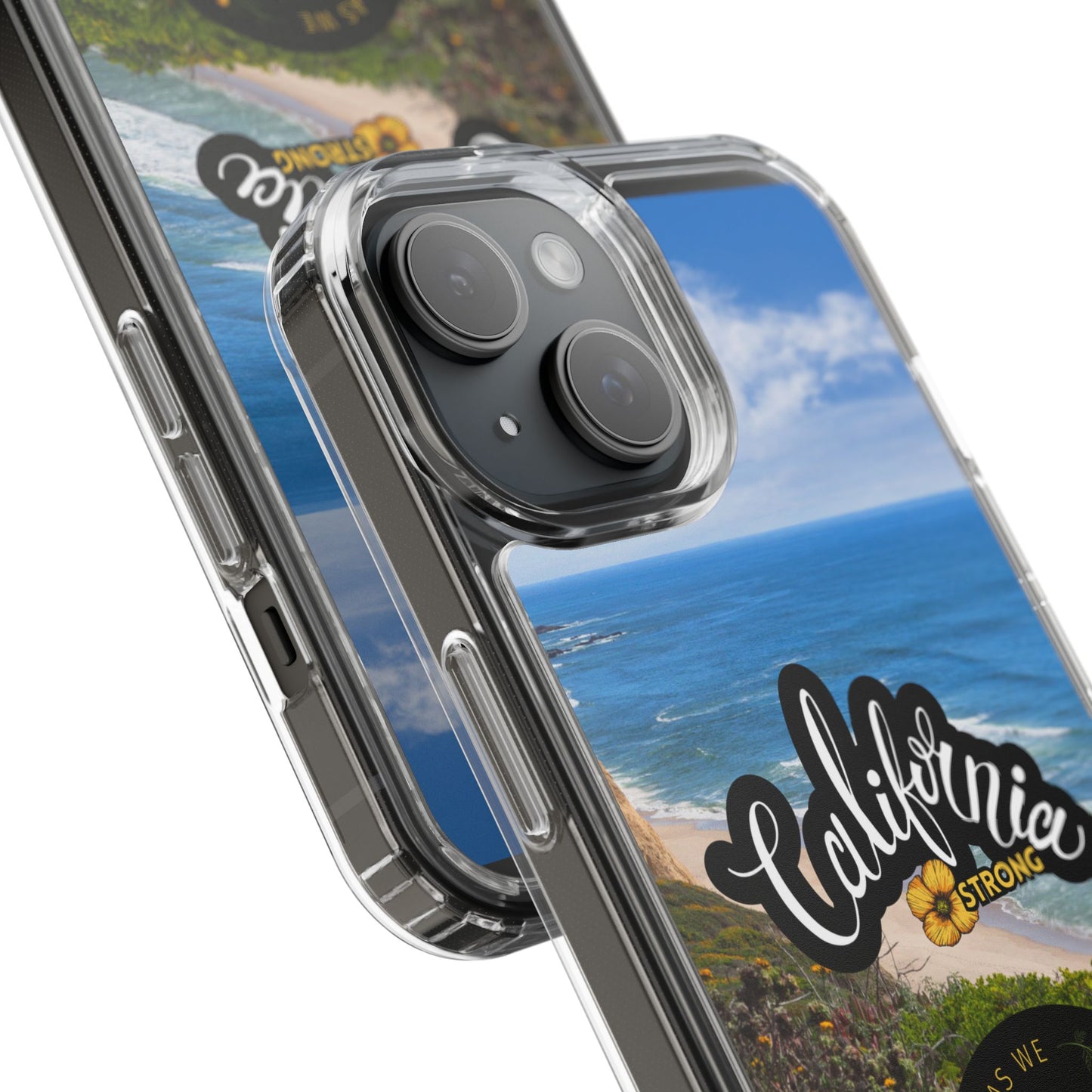 Rebuild California - Phone Case - Clear Cases with Sunset Design📱