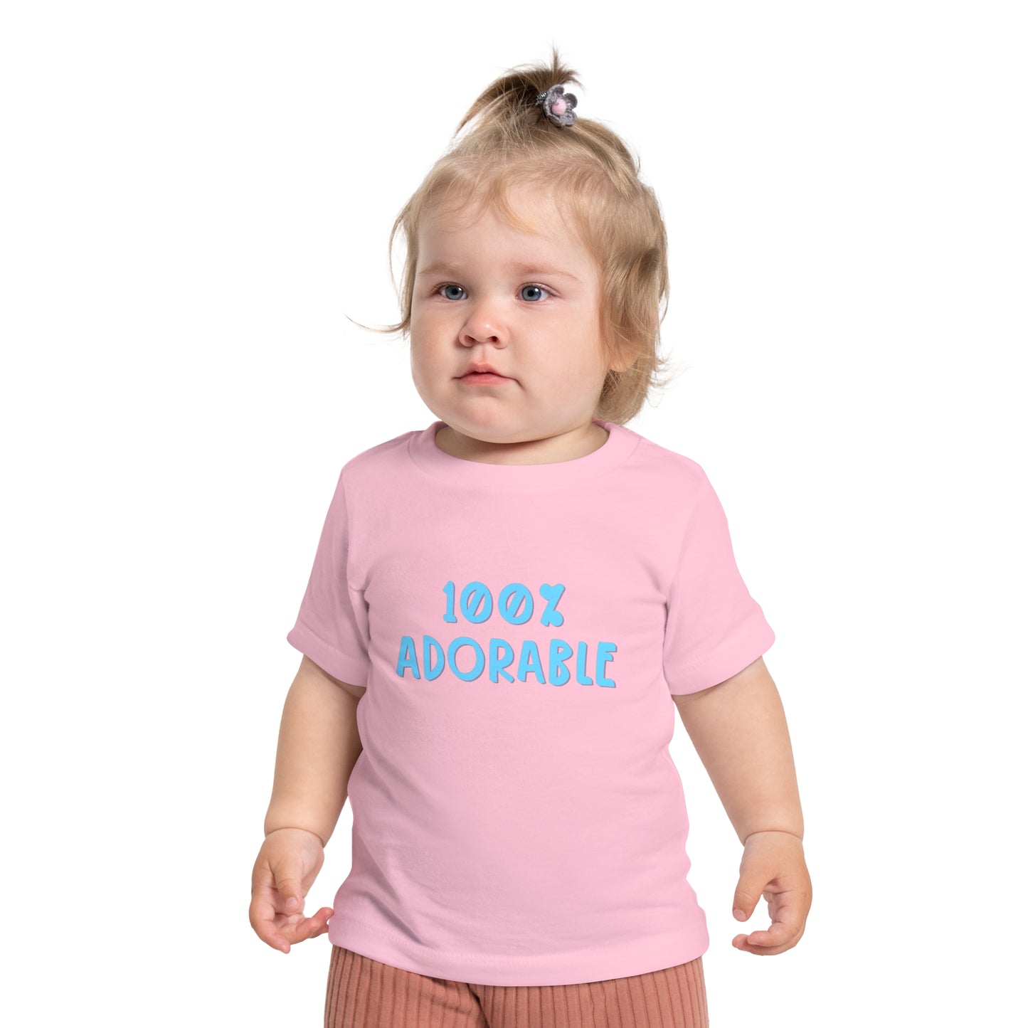 100% Adorable - Unisex Baby/Toddler - on Light & Dark Tees👕