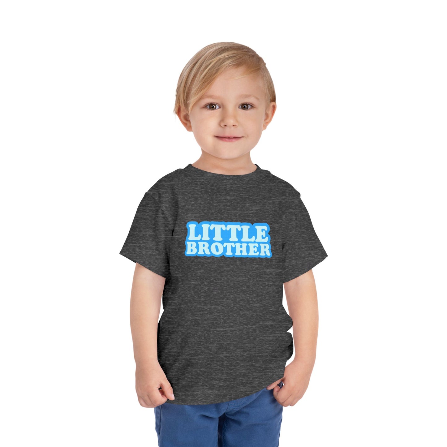 Little Brother - Unisex Toddler/Kid - Front Print on Light & Dark Tees 👕