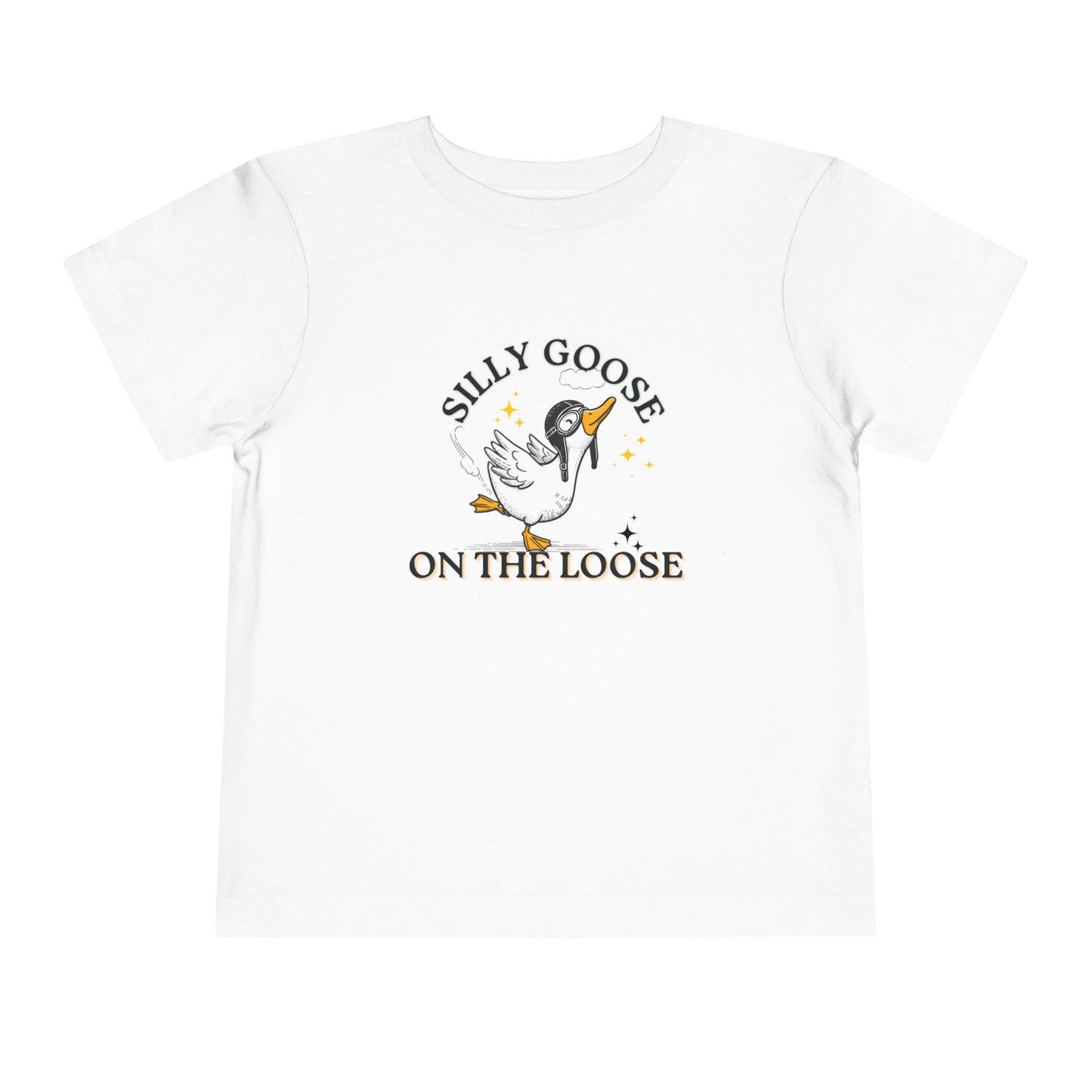 Silly Goose - Unisex Toddler/Kid - Front Print on Light & Dark Tees ๐
