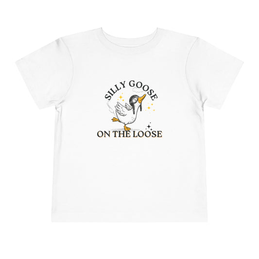 Silly Goose - Unisex Toddler/Kid - Front Print on Light & Dark Tees 👕