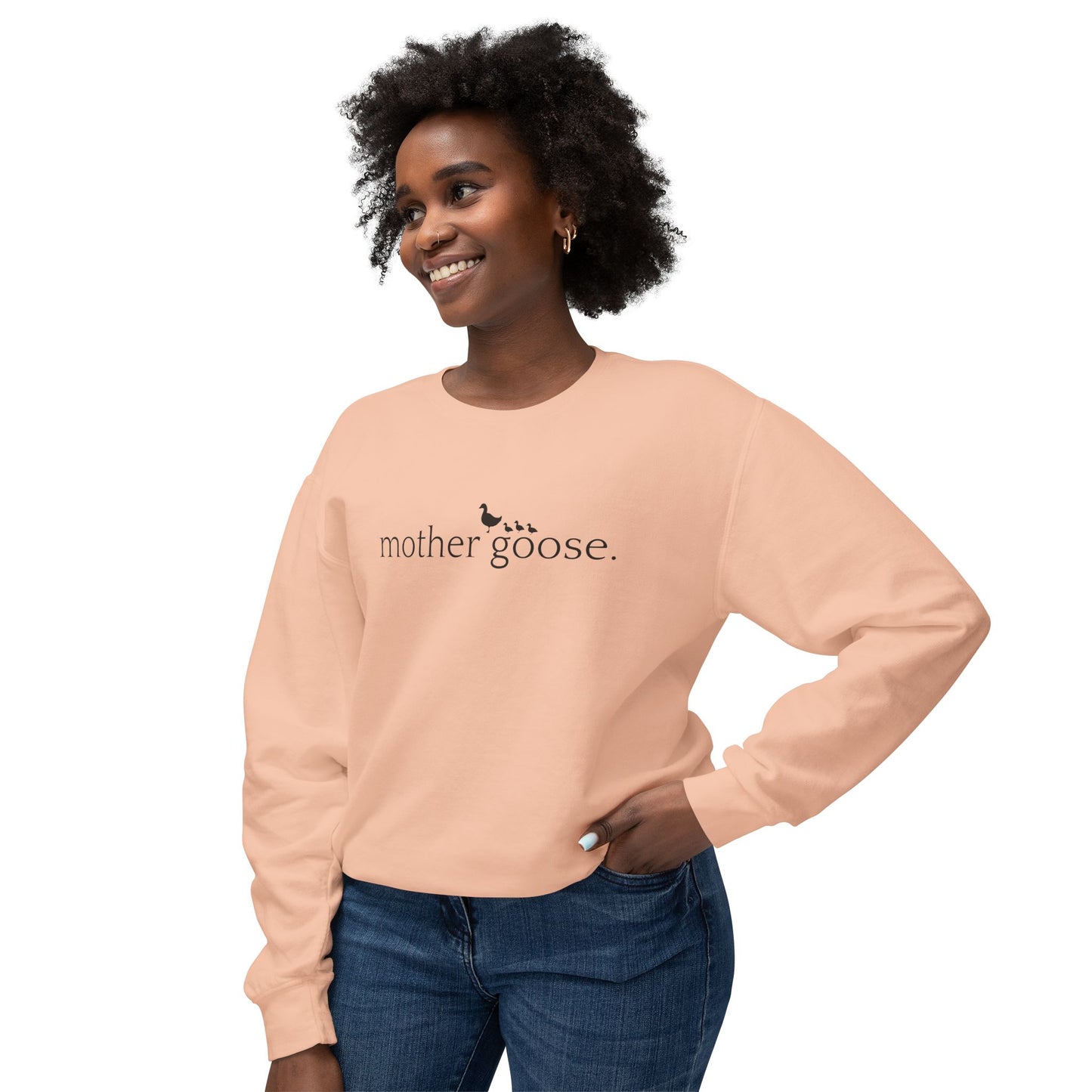 Mother Goose - Unisex - On Dark Lightweight Crewneck Sweatshirt π