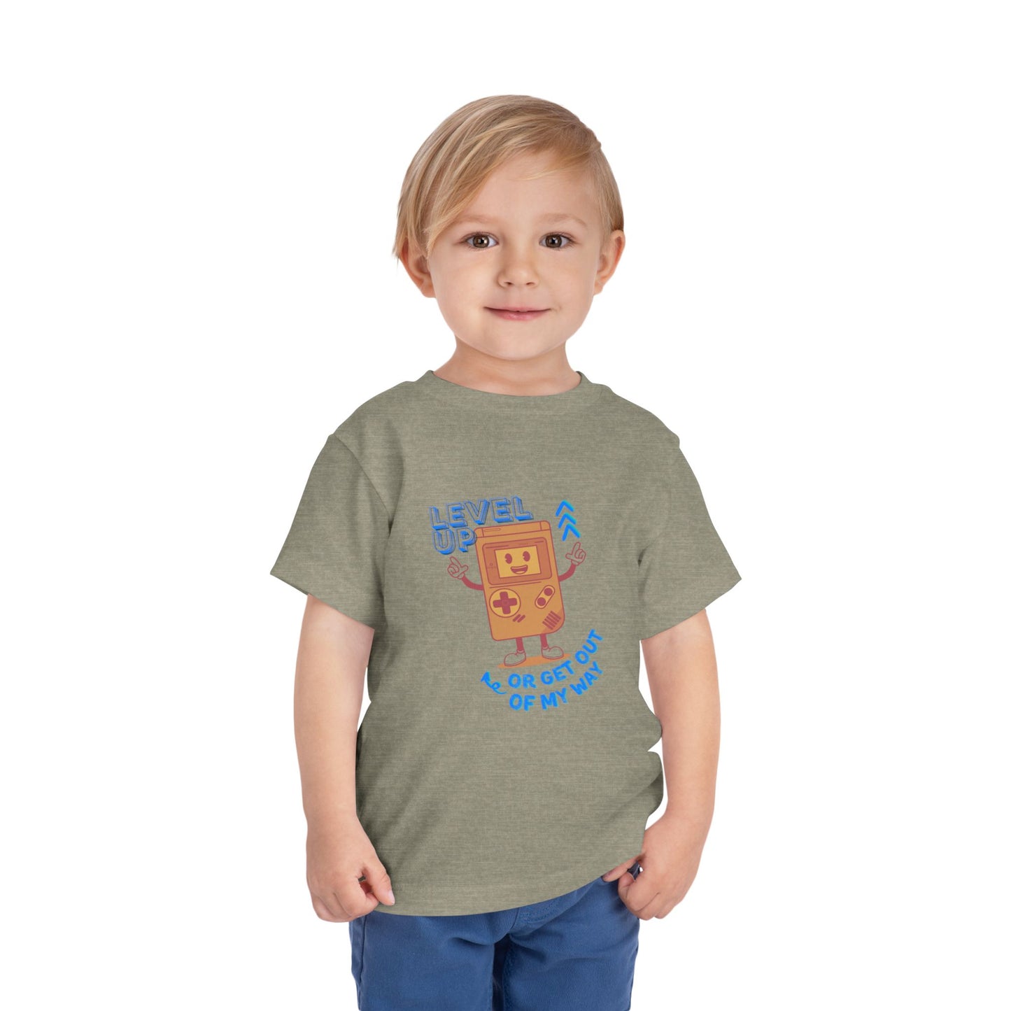 Level Up - Unisex Toddler/Kid - Front Print on Light & Dark Tees ๐