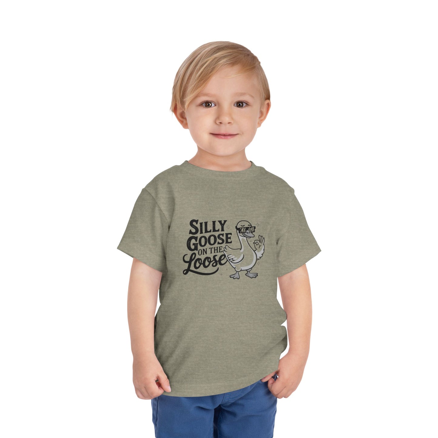 Loose Silly Goose - Toddler Unisex - Front Print on Light & Dark Tees👕