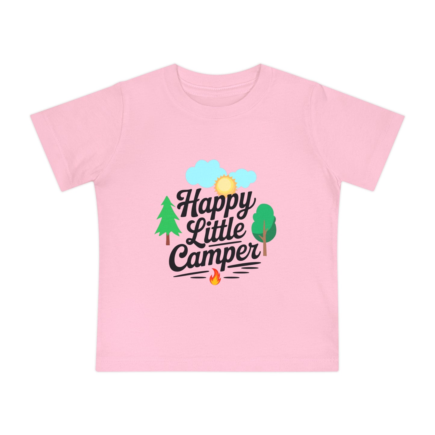 Happy Little Camper Baby - Unisex - on Light & Dark Tees👕