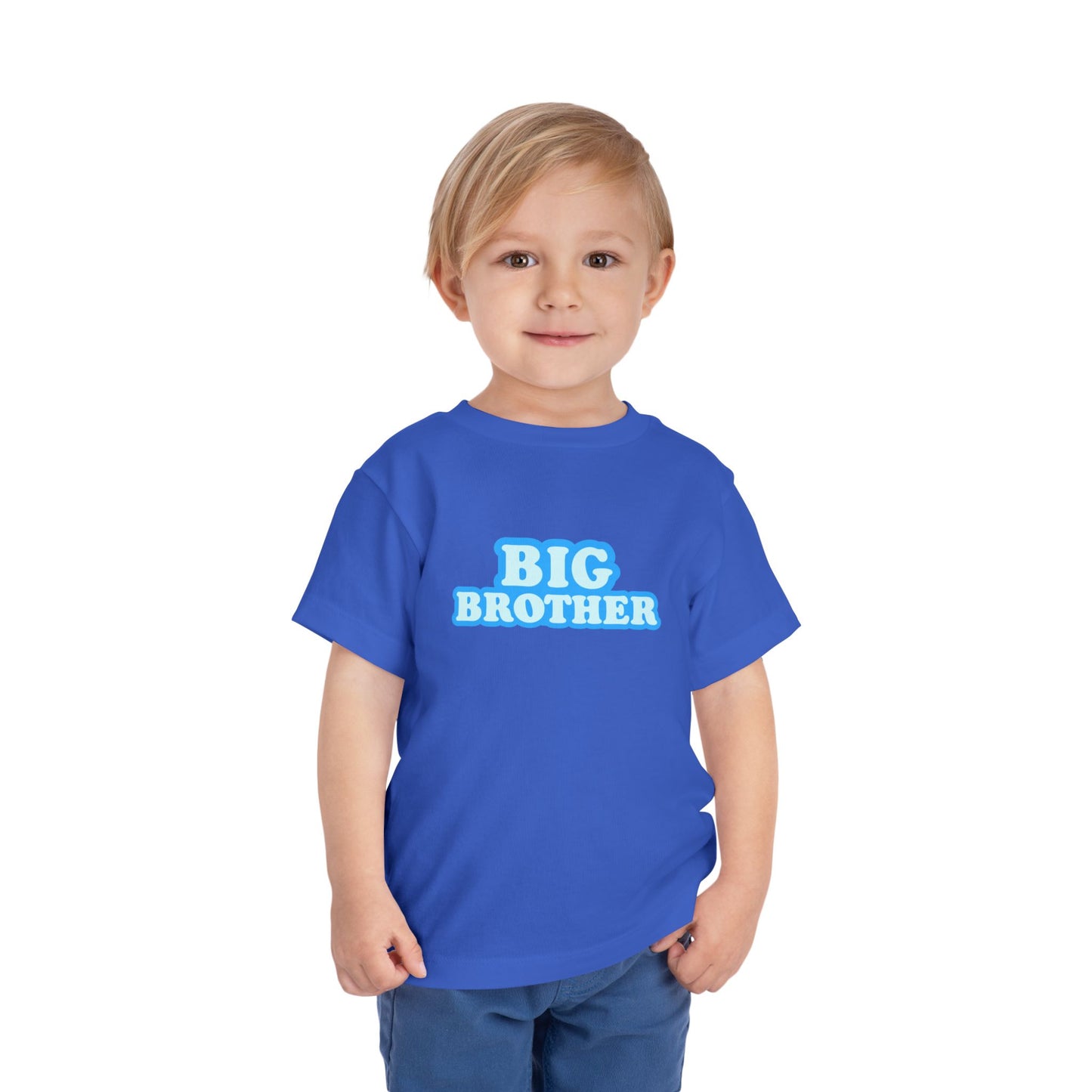 Big Brother - Unisex Toddler/Kid - Front Print on Light & Dark Tees 👕