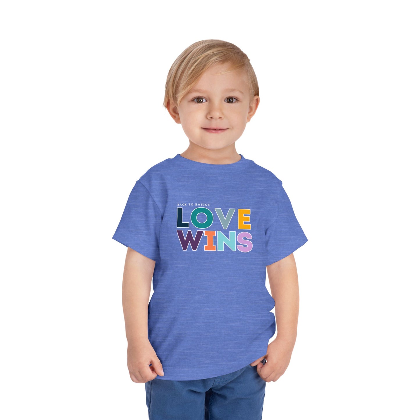 Love Wins - Unisex Toddler/Kid - Front Print on Light & Dark Tees👕