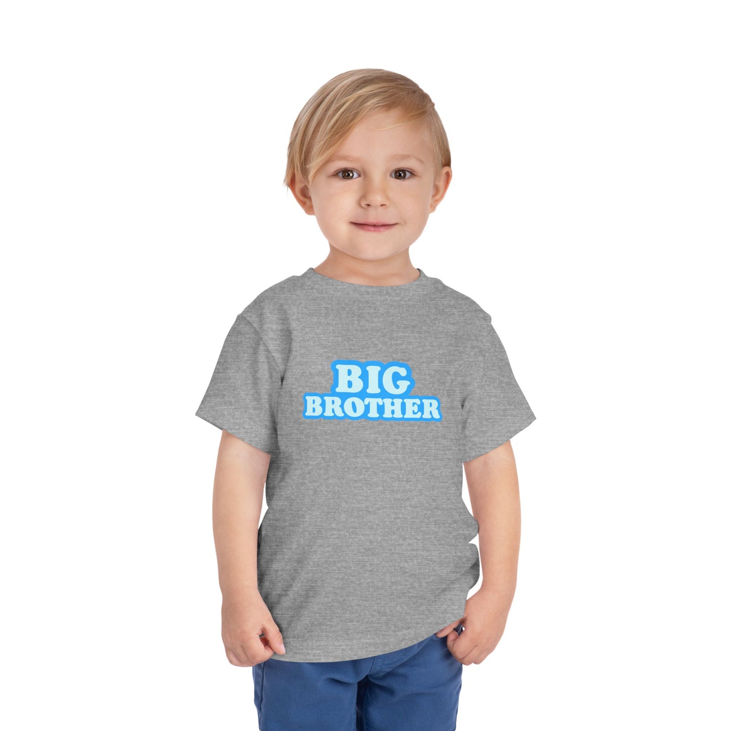 Big Brother - Unisex Toddler/Kid - Front Print on Light & Dark Tees 👕