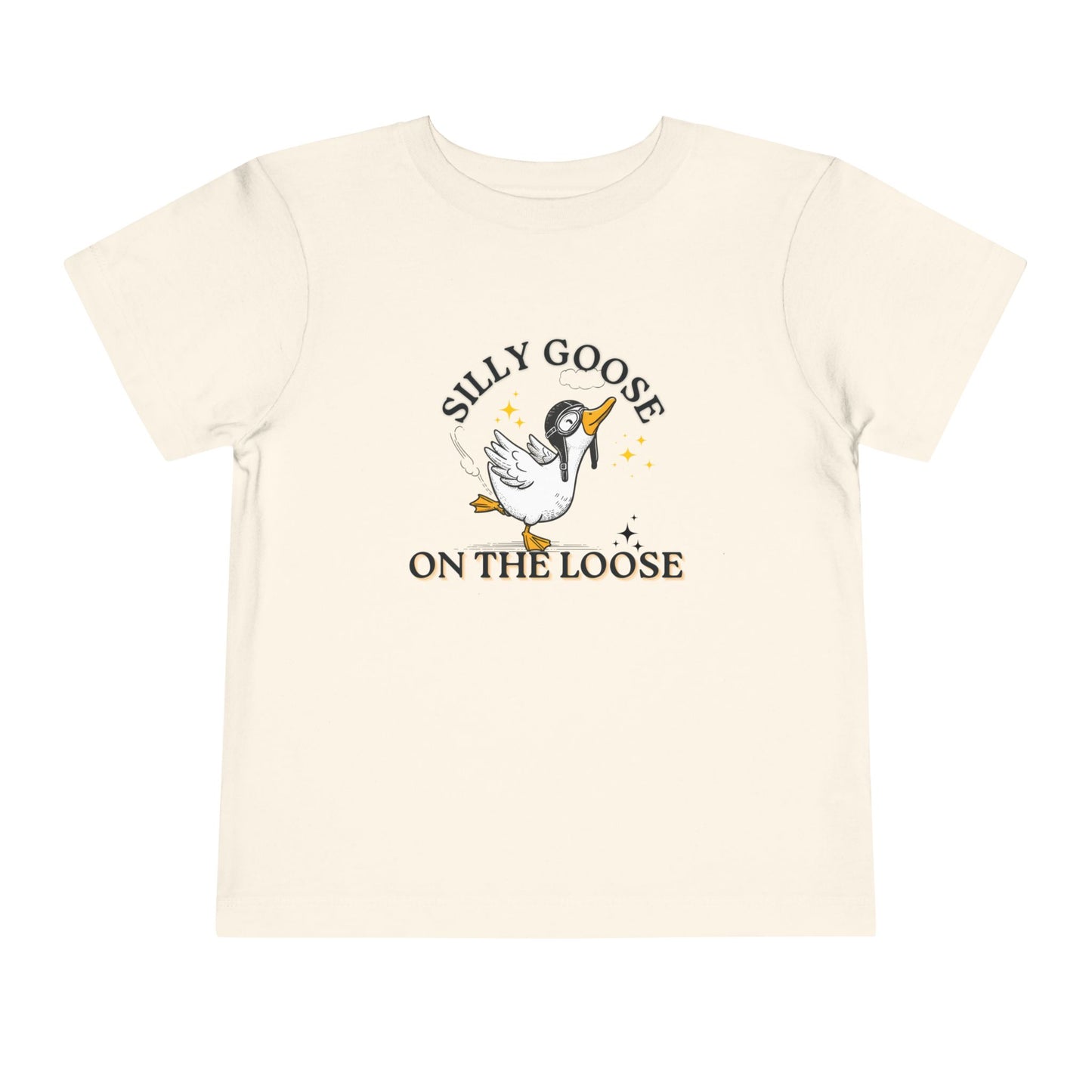 Silly Goose - Unisex Toddler/Kid - Front Print on Light & Dark Tees ๐