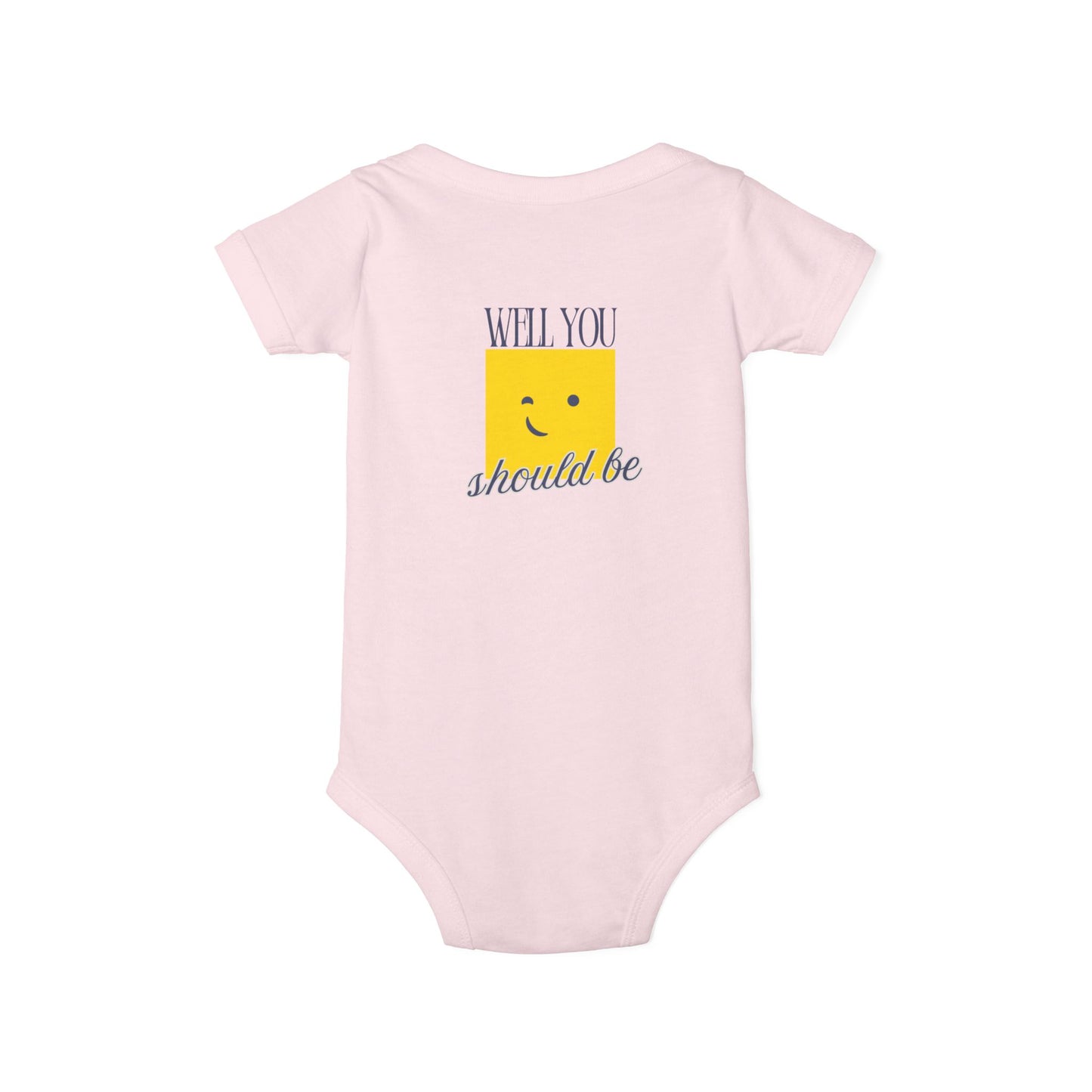 Little Old Me - Unisex Baby - Front & Back Print on Light & Dark Onsies👕