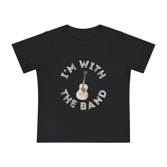 With The Band - Unisex Baby/Toddler - on Light & Dark Tees👕