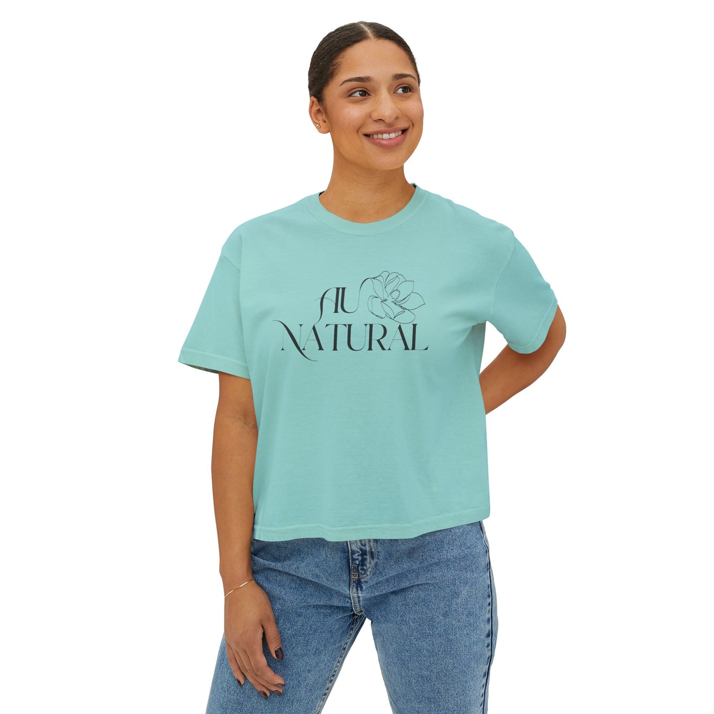 Au Natural - Woman's Boxy Tee π