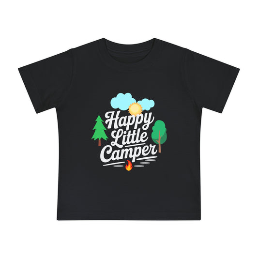 Happy Little Camper Baby - Unisex - on Light & Dark Tees👕