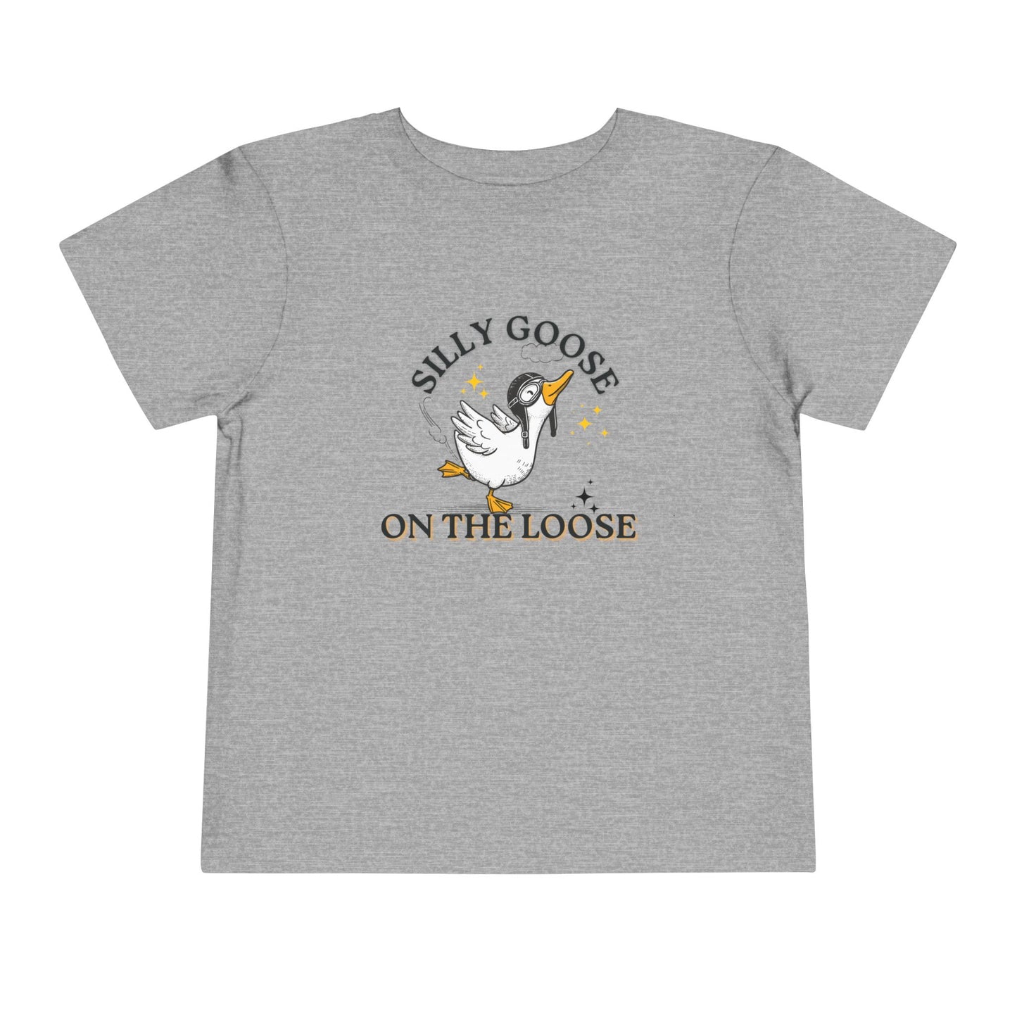 Silly Goose - Unisex Toddler/Kid - Front Print on Light & Dark Tees ๐