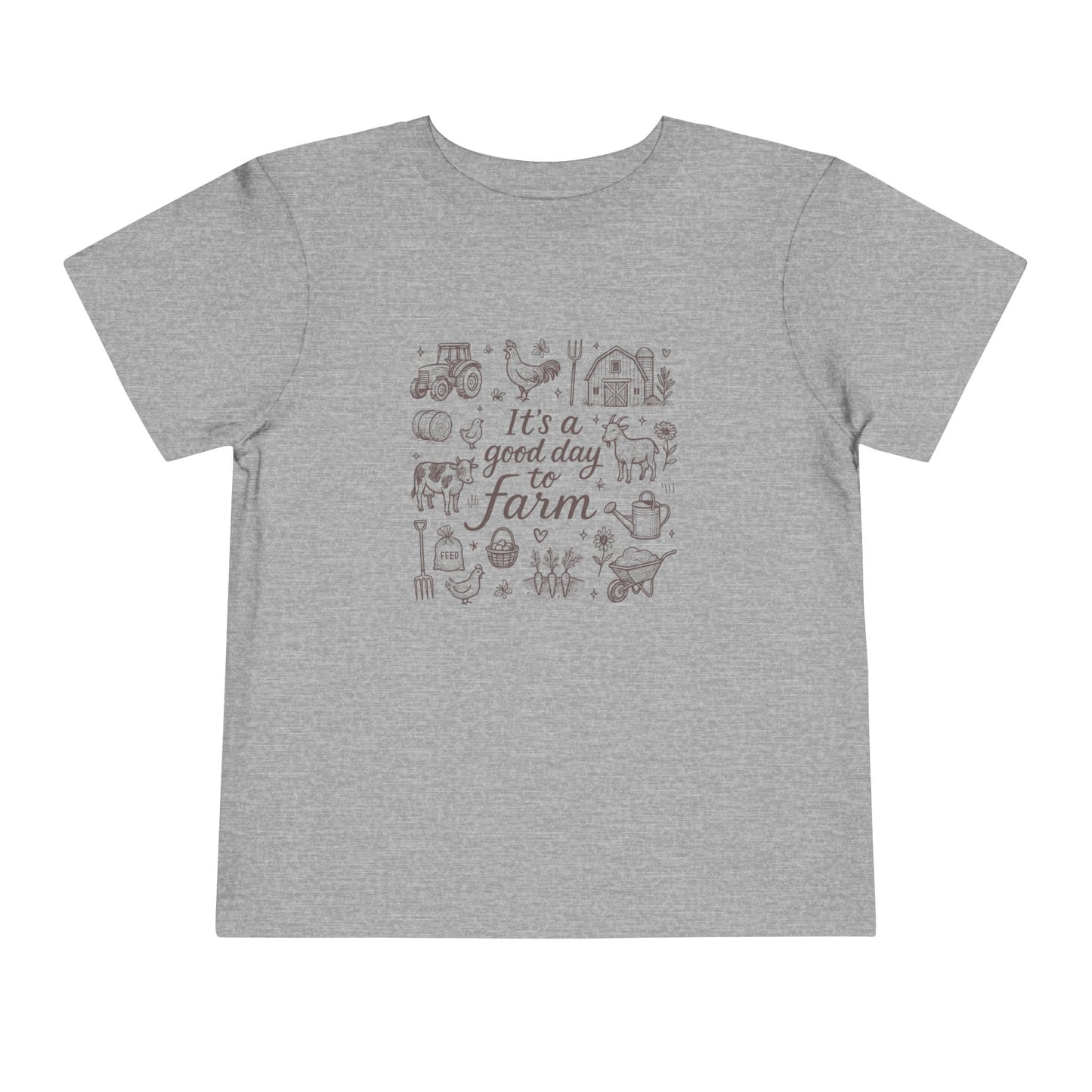 Good Day To Farm - Unisex Toddler/Kid - Front Print on Light & Dark Tees👕