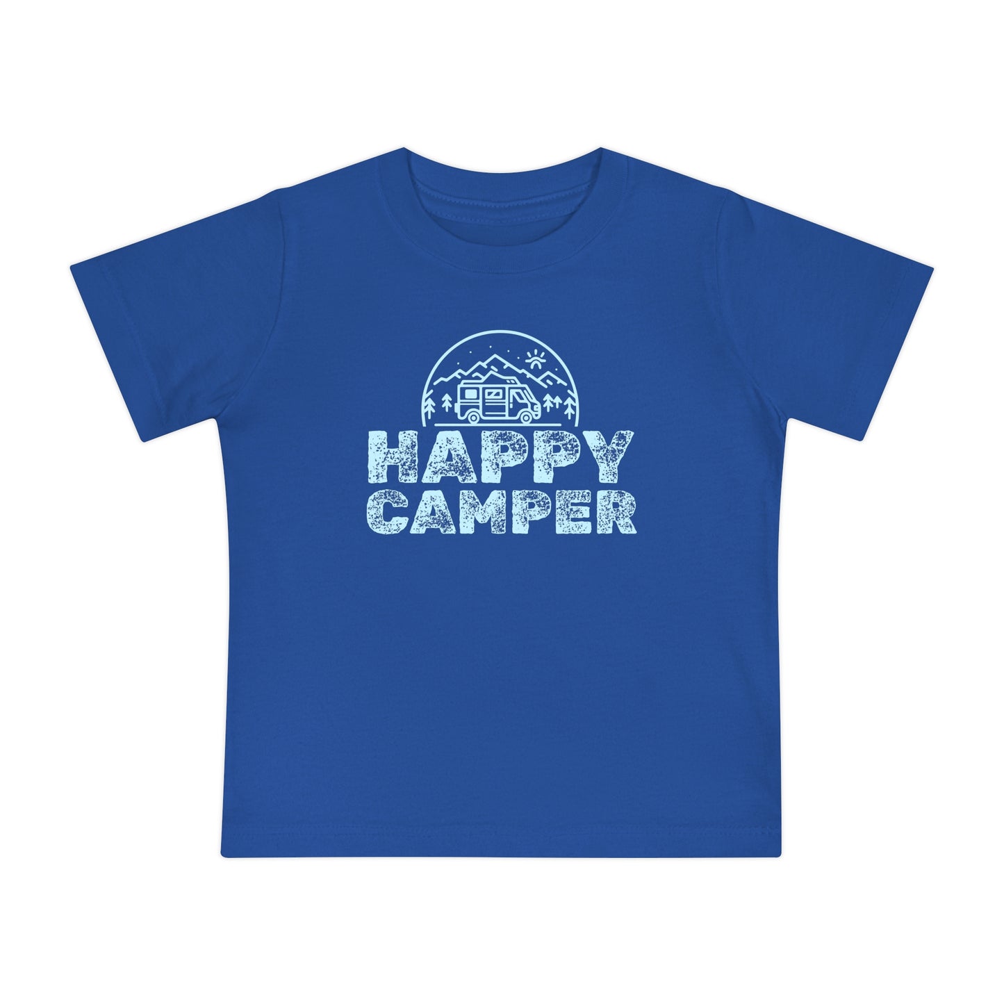 Happy Camper - Unisex Baby/Toddler - on Light & Dark Tees👕