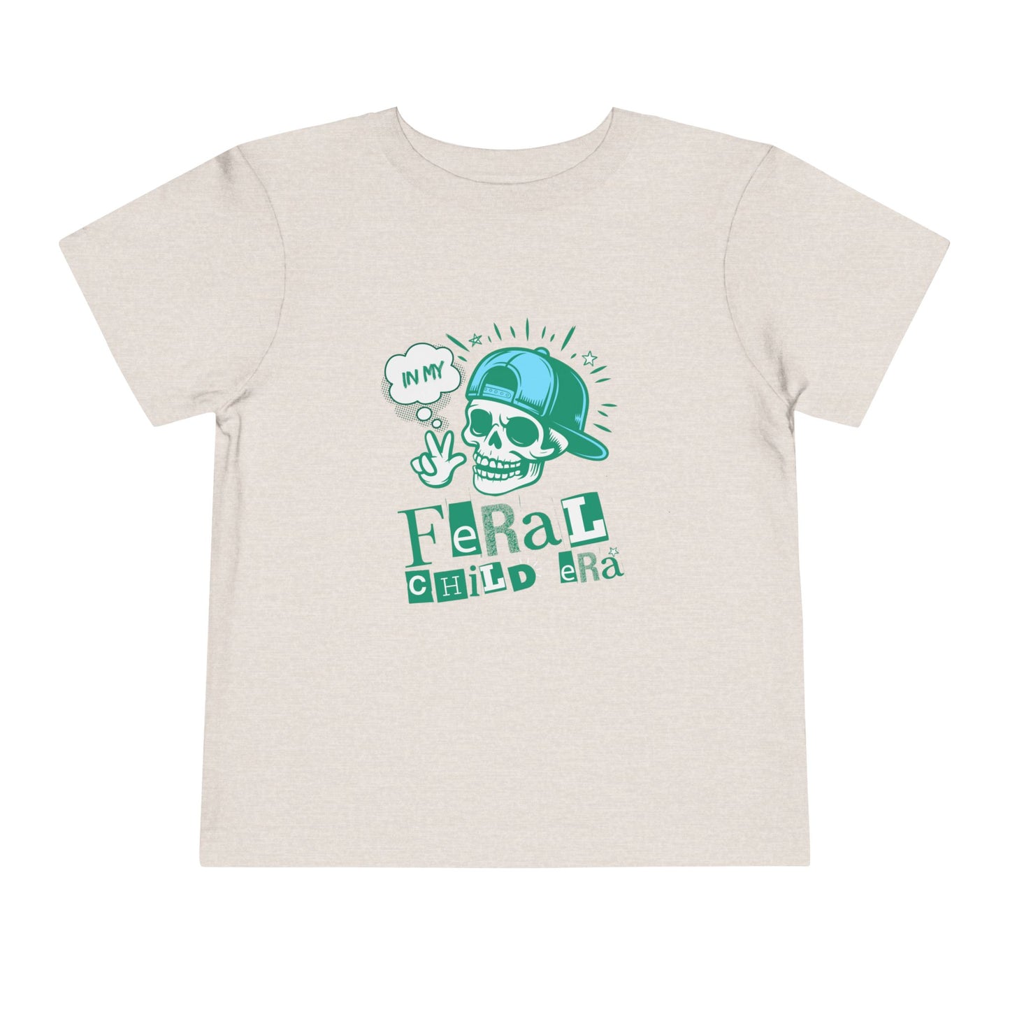 Feral Child - Unisex Toddler/Kid - Front Print on Light & Dark Tees 👕