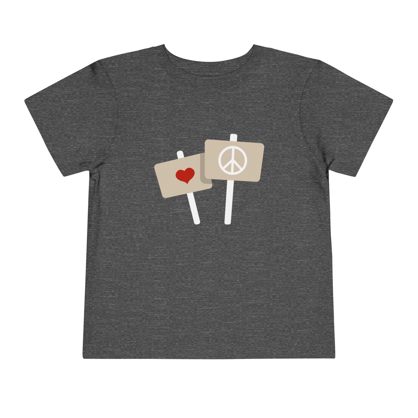 Little Hearts - Unisex Toddler/Kids - Front & Back Print on Light & Dark Tees👕