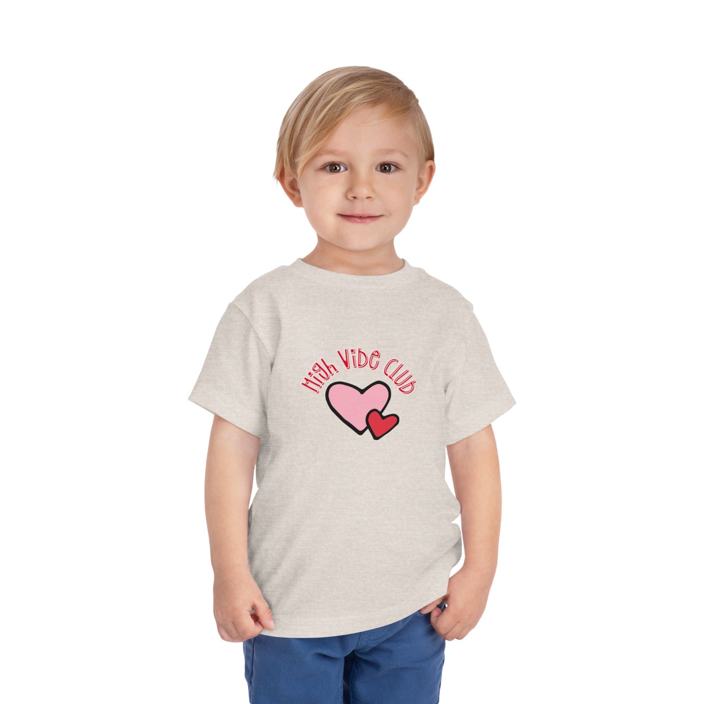 High Vibe Club - Toddler Unisex - Front and Back Print on Light & Dark Tees👕