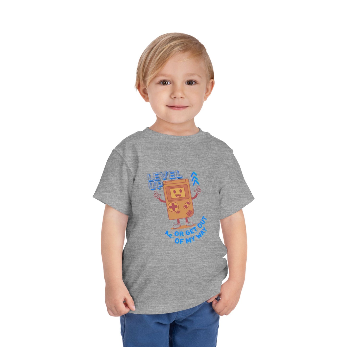 Level Up - Unisex Toddler/Kid - Front Print on Light & Dark Tees ๐