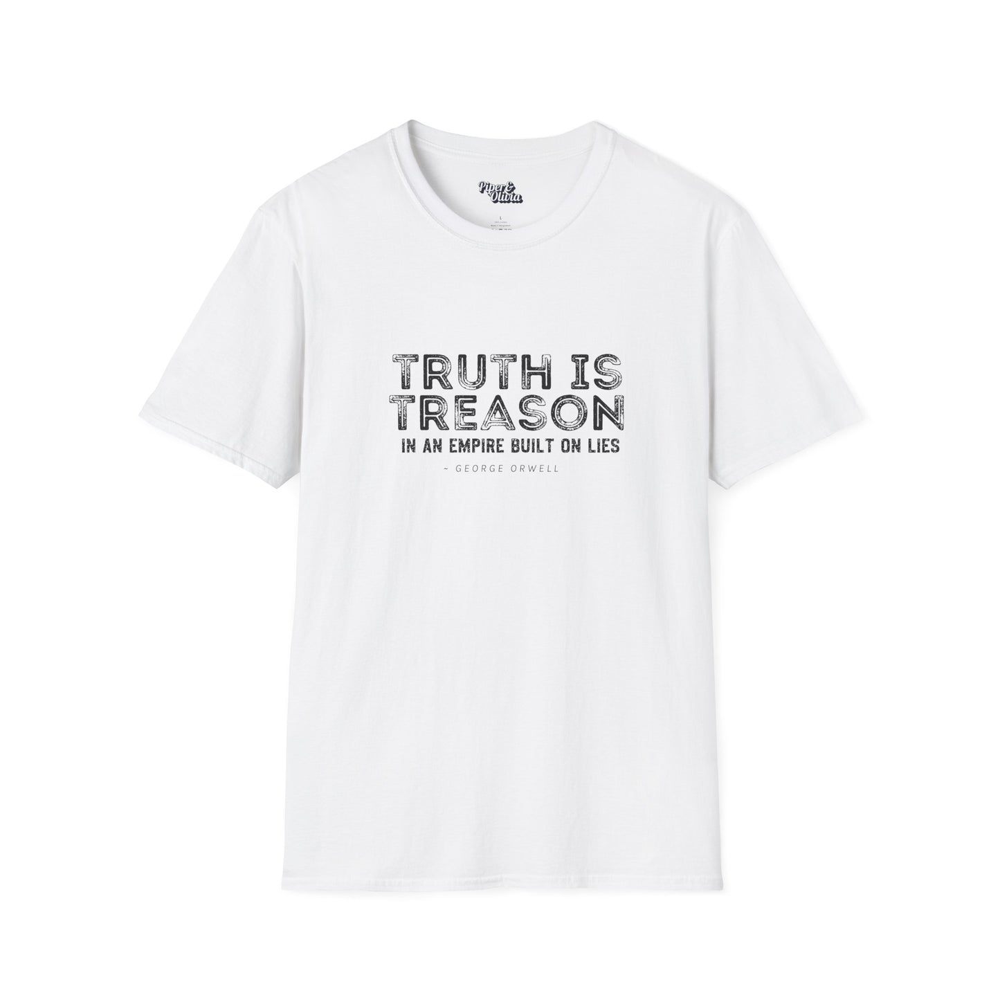 Truth Is Treason - Unisex - Front & Back Print On Dark and Light Colored Tee๐