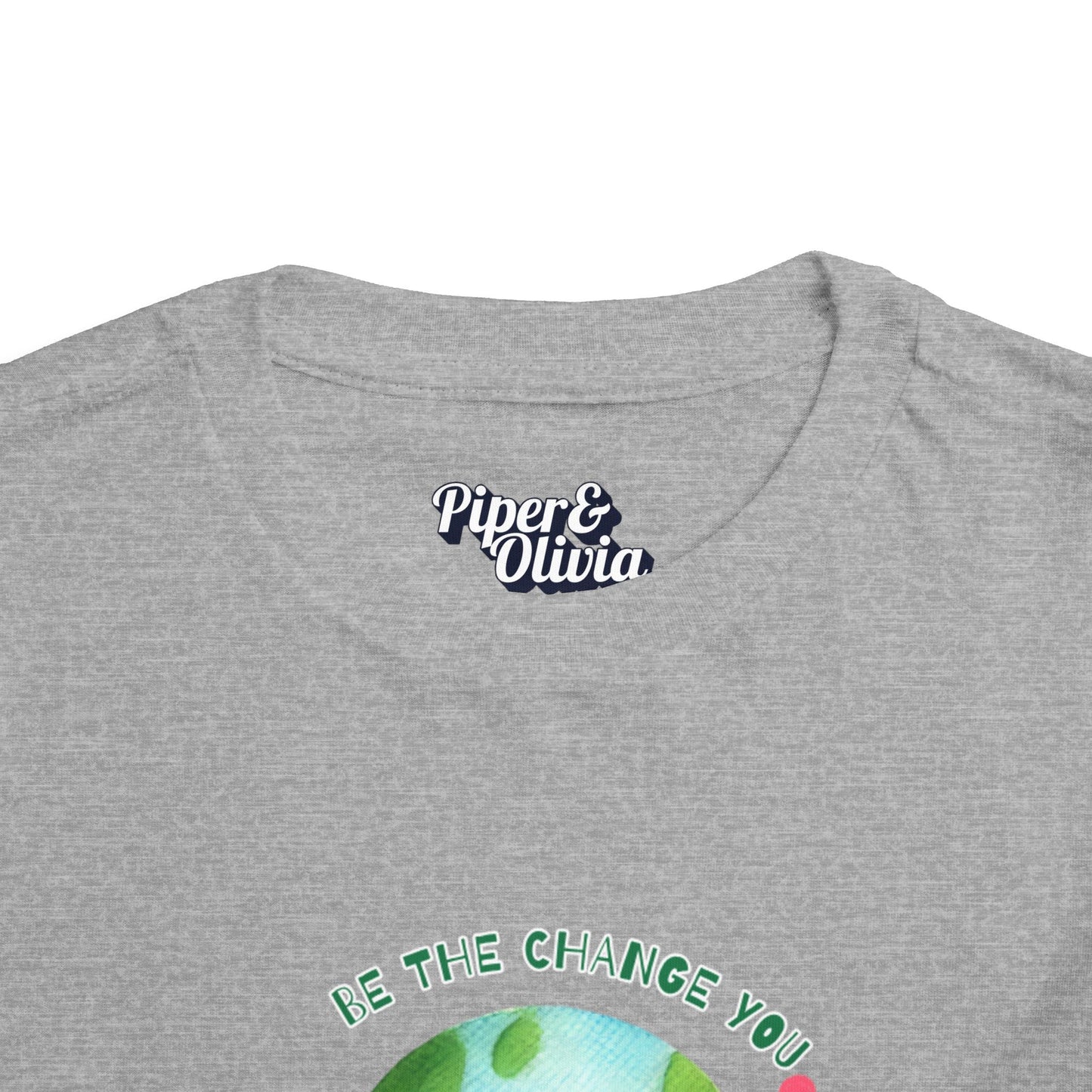 Be The Change - Unisex Toddler/Kid - Front Print on Light & Dark Tees👕