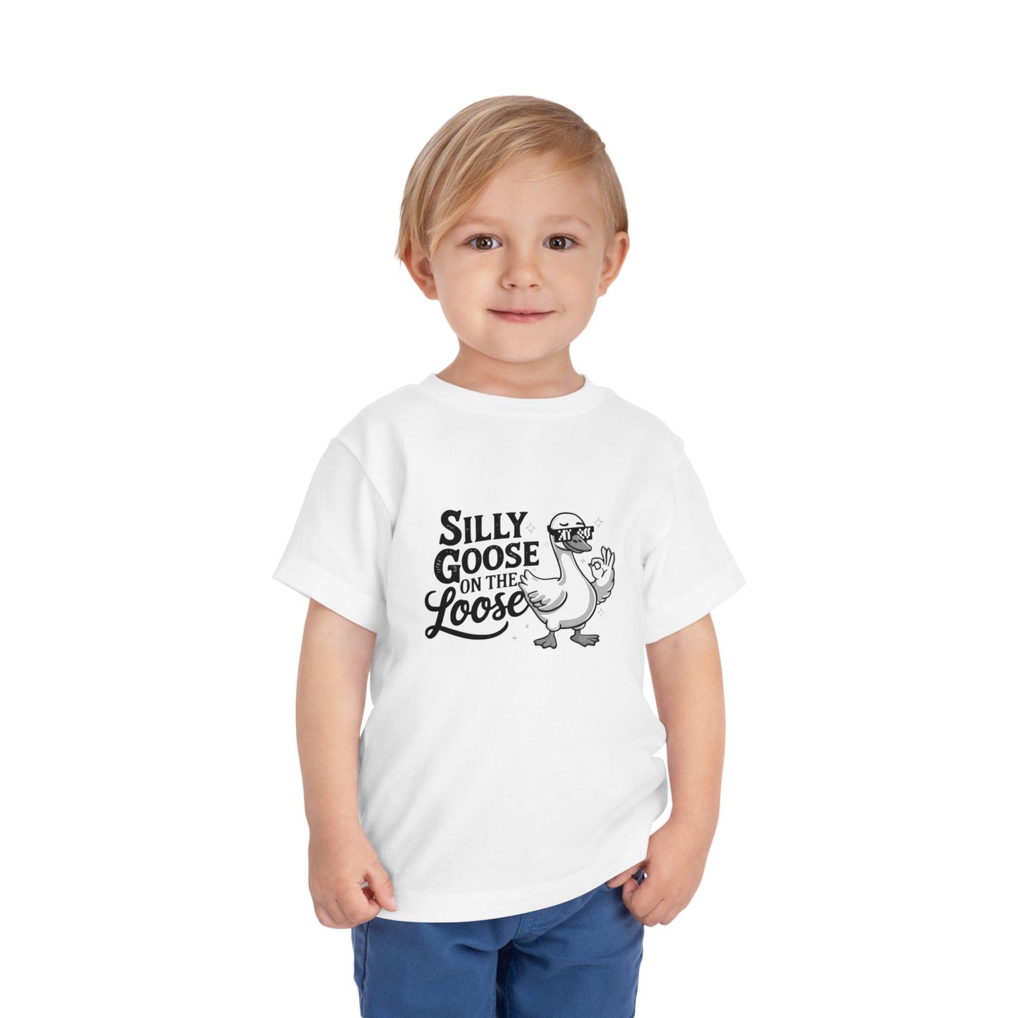 Loose Silly Goose - Toddler Unisex - Front Print on Light & Dark Tees👕