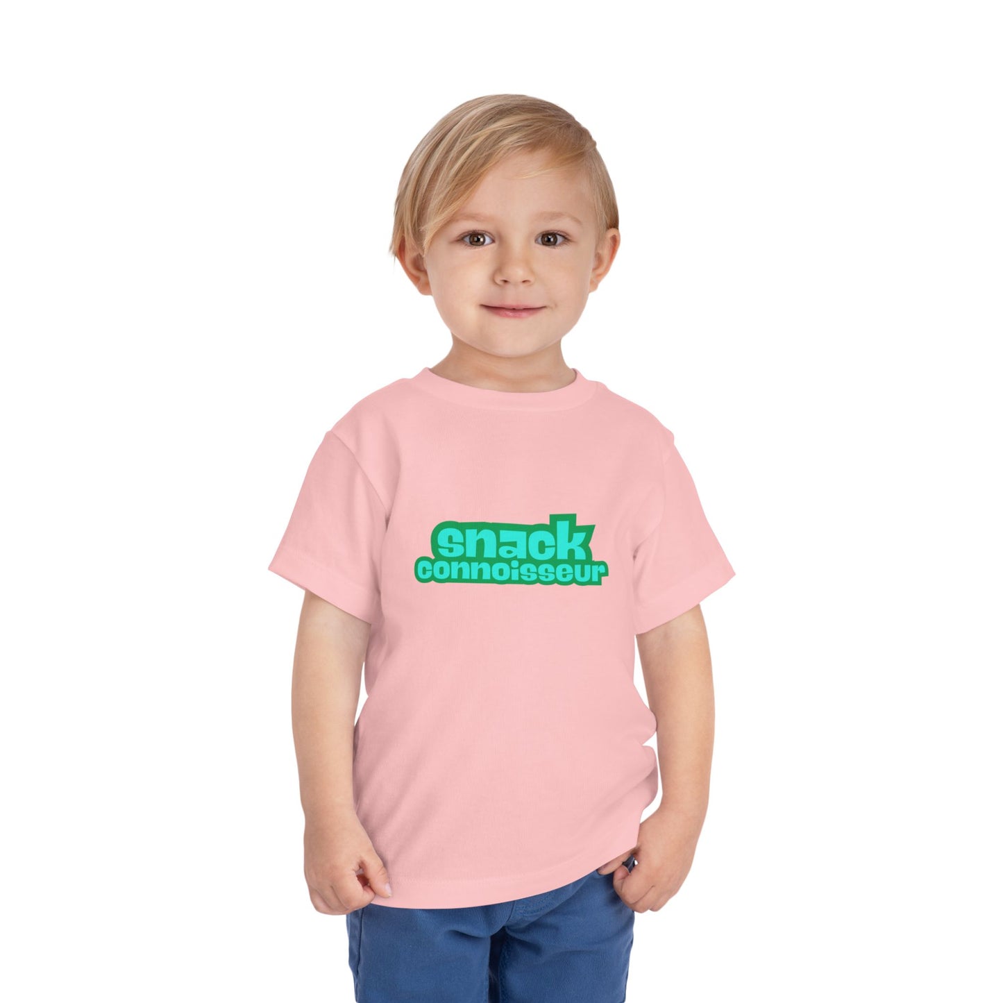 Snack Connoisseur - Unisex Toddler/Kid - Front Print on Light & Dark Tees 👕
