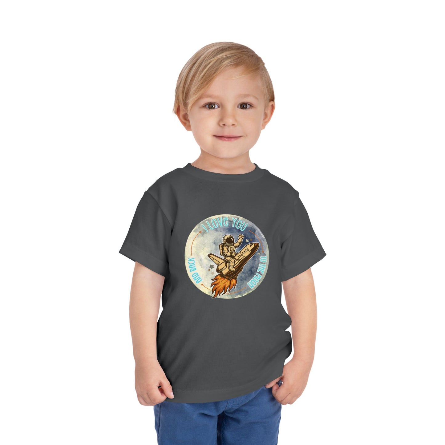 To The Moon - Unisex Toddler/Kid - Front Print on Light & Dark Tees 👕