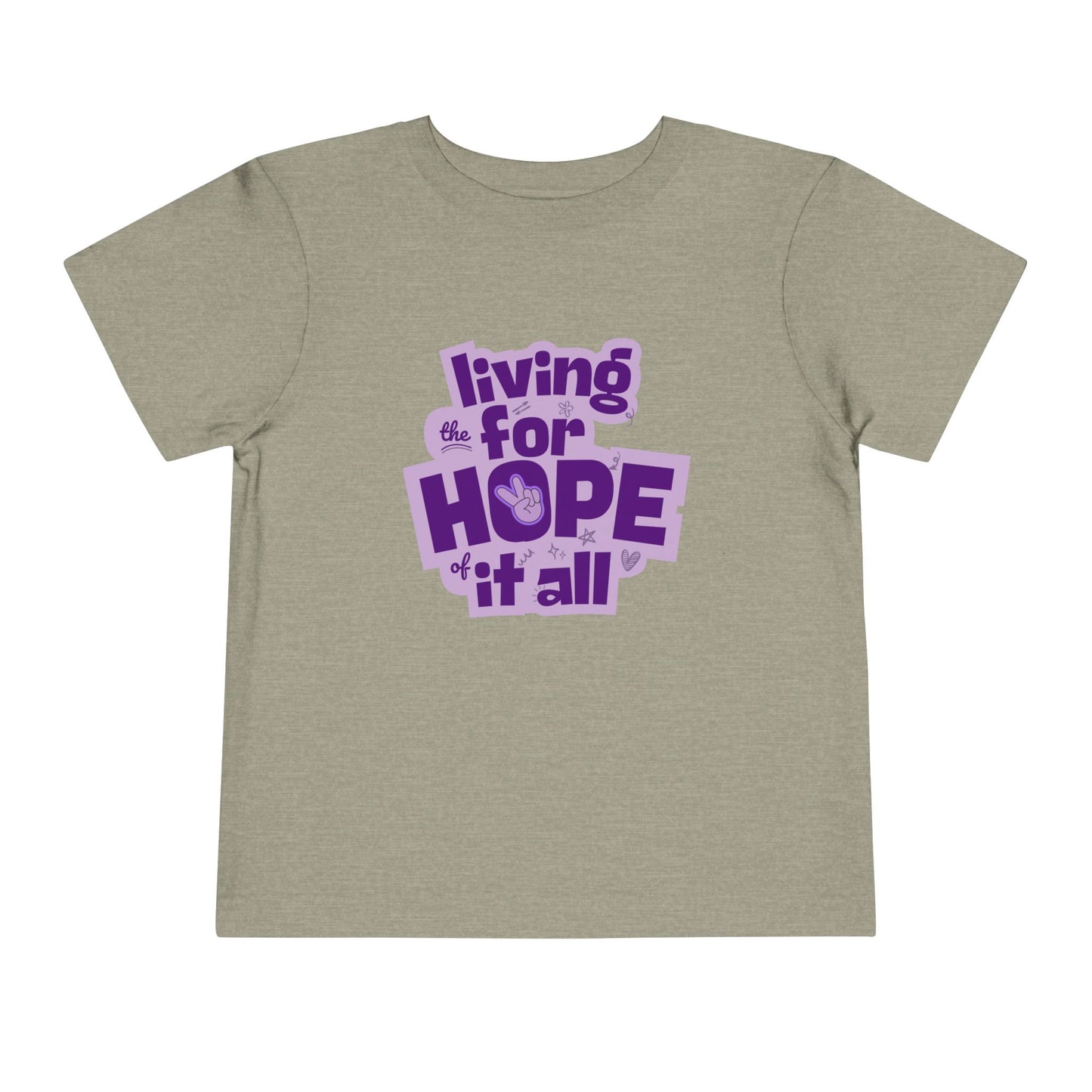 Hope Of It All - Unisex Toddler/Kid - Front Print on Light & Dark Tees 👕