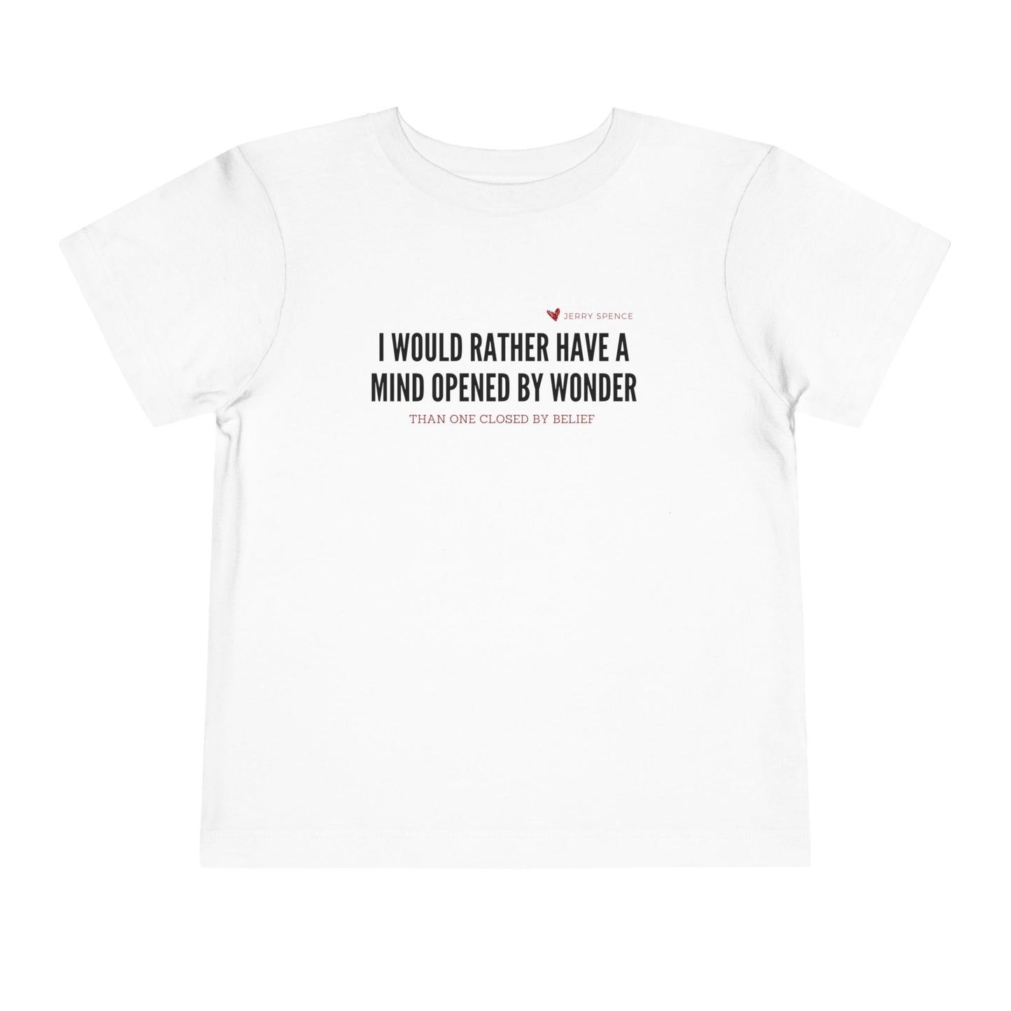 Mind Opened By Wonder - Unisex Toddler/Kid - Front Print on Light & Dark Tees👕