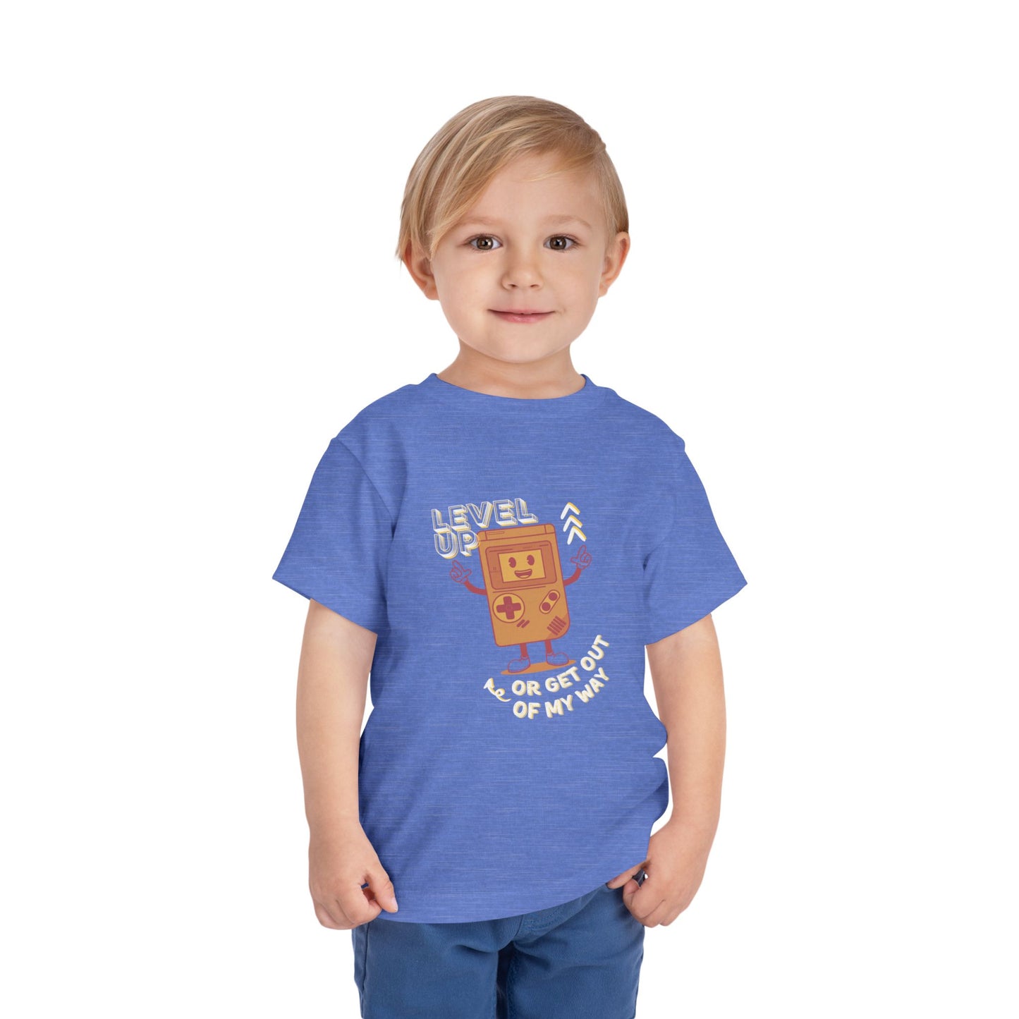 Level Up - Unisex Toddler/Kid - Front Print on Light & Dark Tees ๐